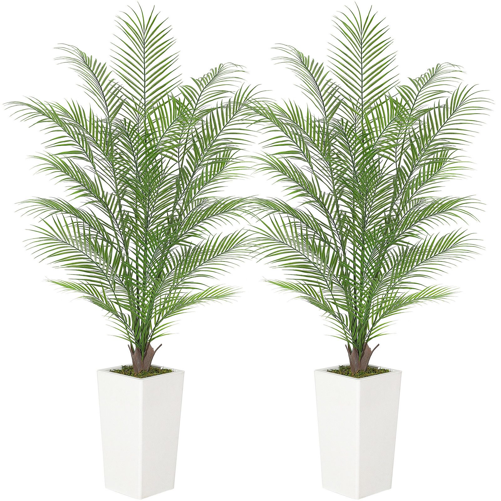 Kunstbaum Künstliche Pflanzen Künstliche Palme Deko, GarveeMore, Höhe 155 cm