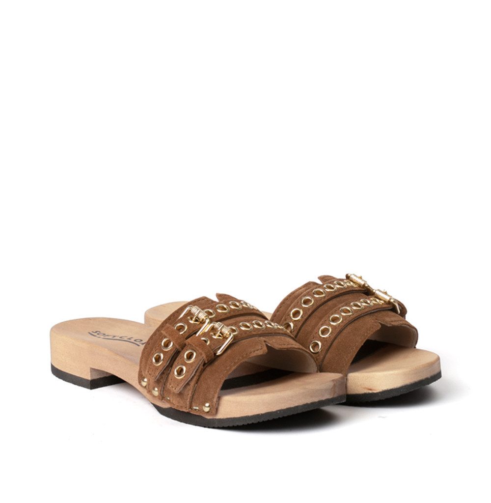 Softclox BENITA Kaschmir whiskey (hazelnut) Pantolette