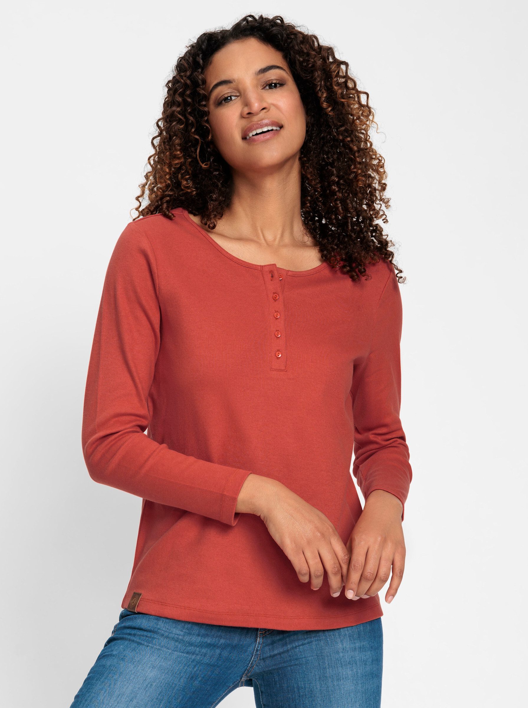 Witt T-Shirt Rundhals-Shirt Langarm
