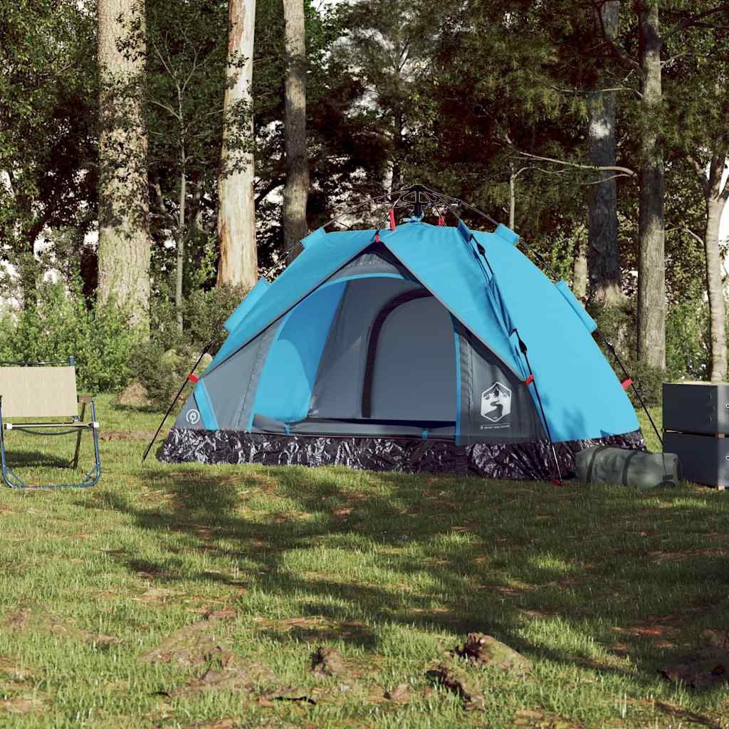 vidaXL Kuppelzelt Kuppel-Campingzelt 2 Personen Blau günstig online kaufen