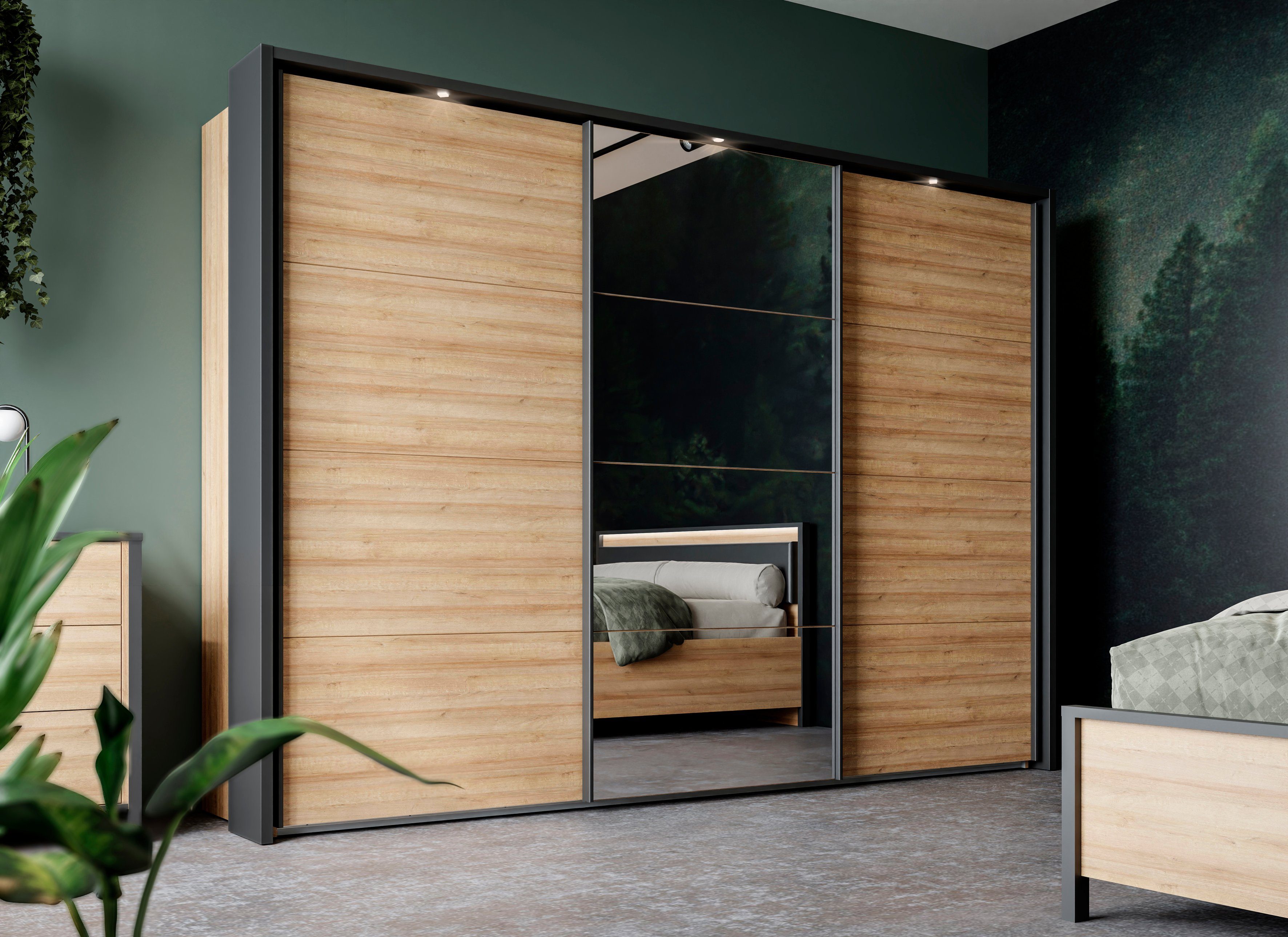 FORTE Schwebetürenschrank