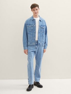 TOM TAILOR Denim Straight-Jeans Loose Straight Jeans mit recycelter Baumwolle