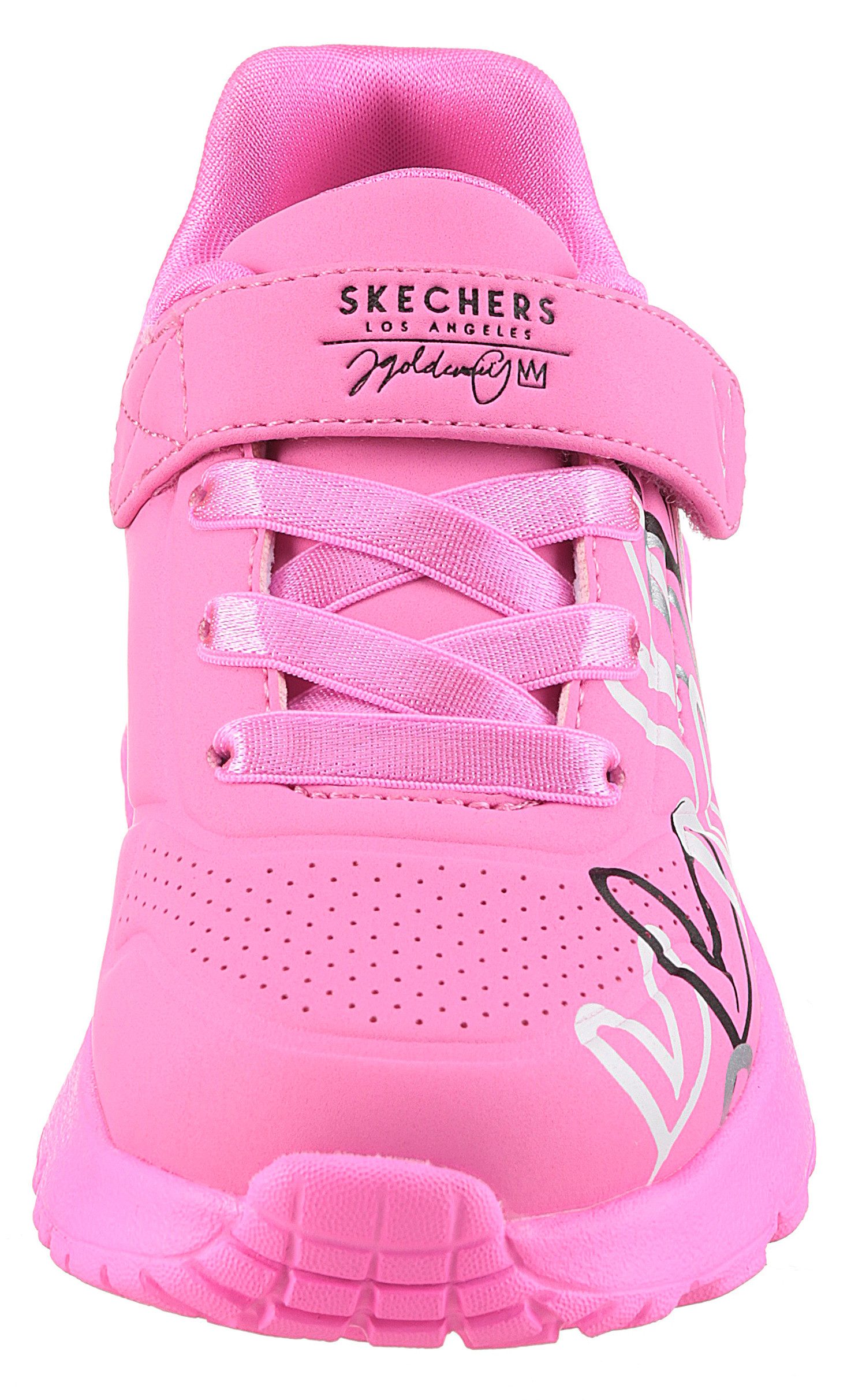 Skechers UNO LITE Sneaker Klettschuh mit bunten Herzen, Größenschablone zum Download