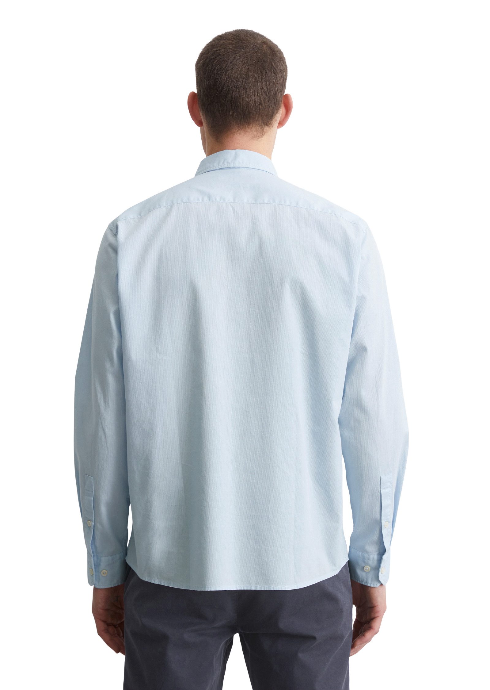 Marc O'Polo Langarmhemd regular fit aus Bio-Baumwolle, Button-down-Kragen, günstig online kaufen