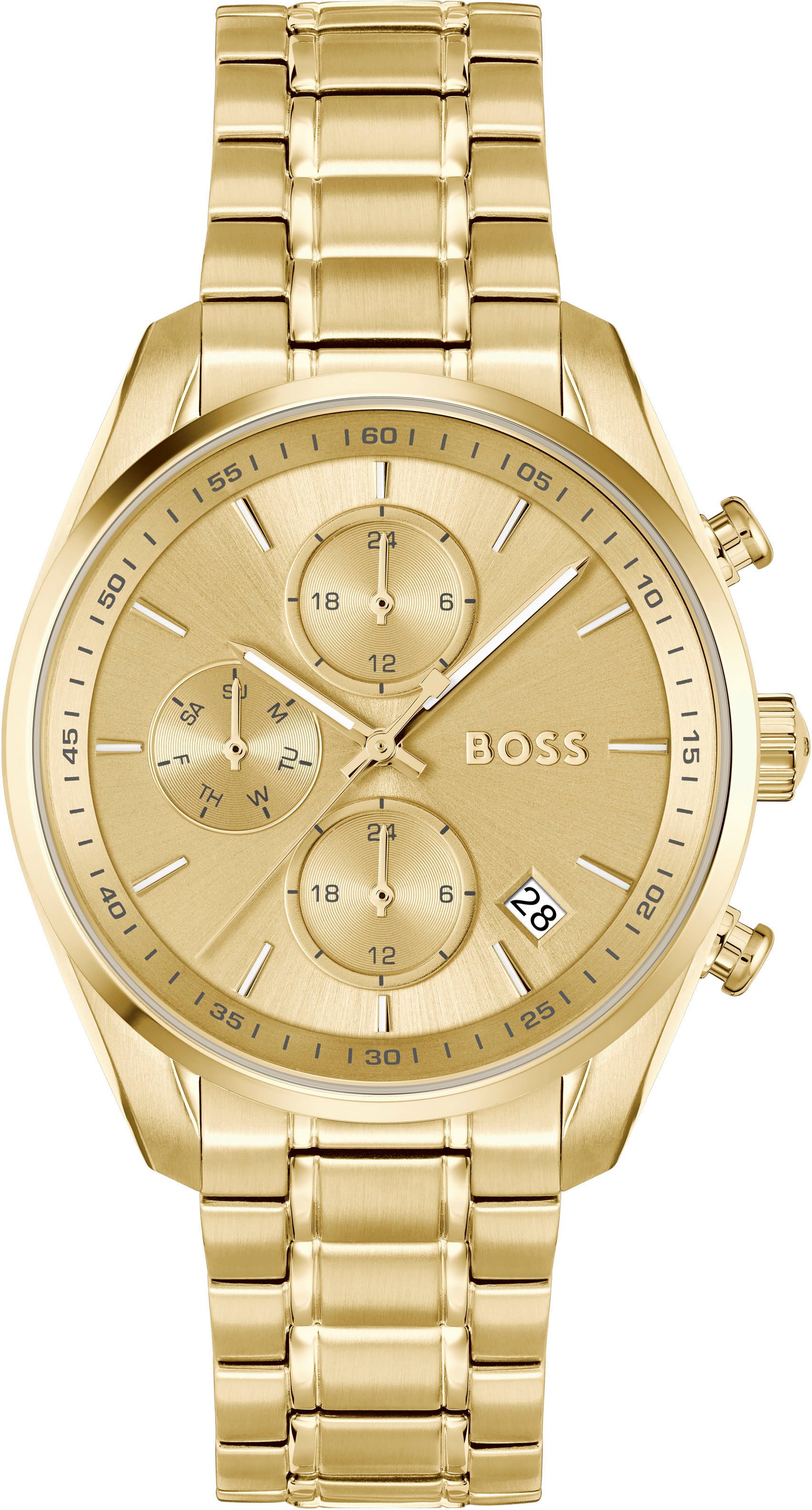 BOSS Multifunktionsuhr GRAND TOUR LADIES 1502768, Quarzuhr, Armbanduhr, Dam günstig online kaufen