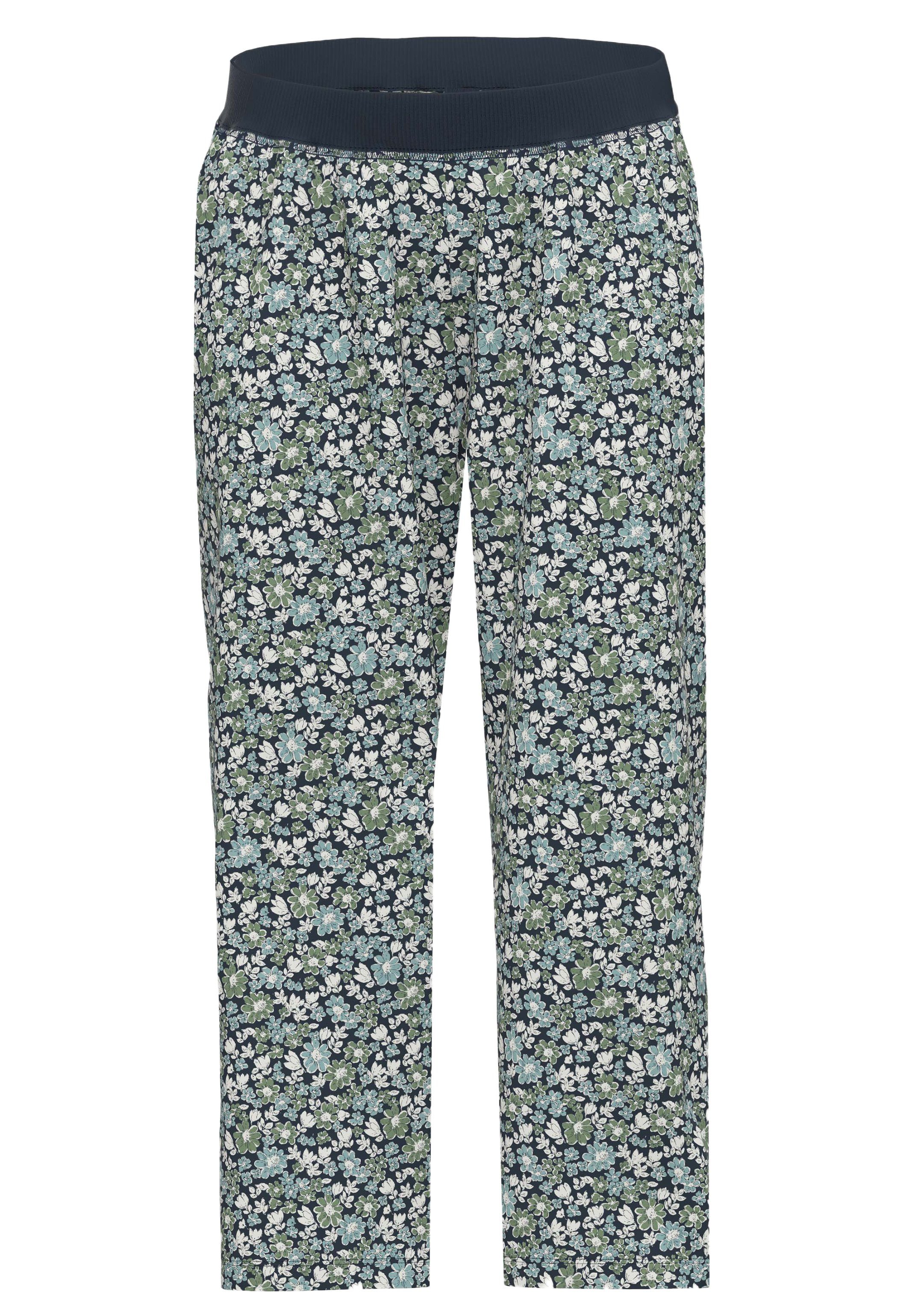 - - Mix Baumwolle Cotton Organic bequeme - & Ammann Lange, Hose Schlafanzug-Hose Schlafanzug (1-tlg) Match Schlafhose