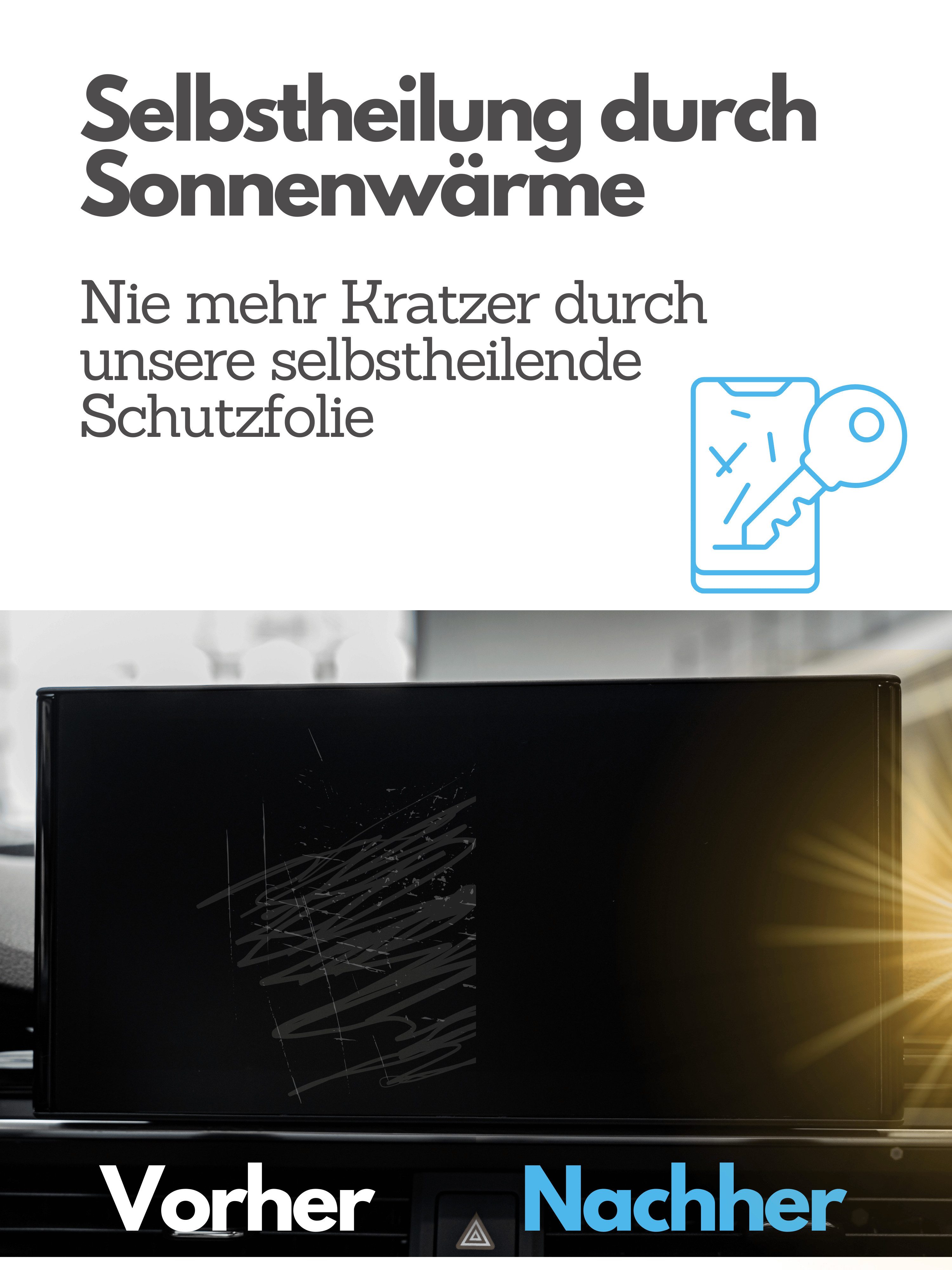 DISSKIN Displayschutzfolie DISSKIN Displayschutzfolie für Audi A5 /S5 / RS5 ab 01/2020 MATT für Audi A5 / S5 / RS5 ab 01/2020, 1 Stück, Anti-Fingerabdruck
