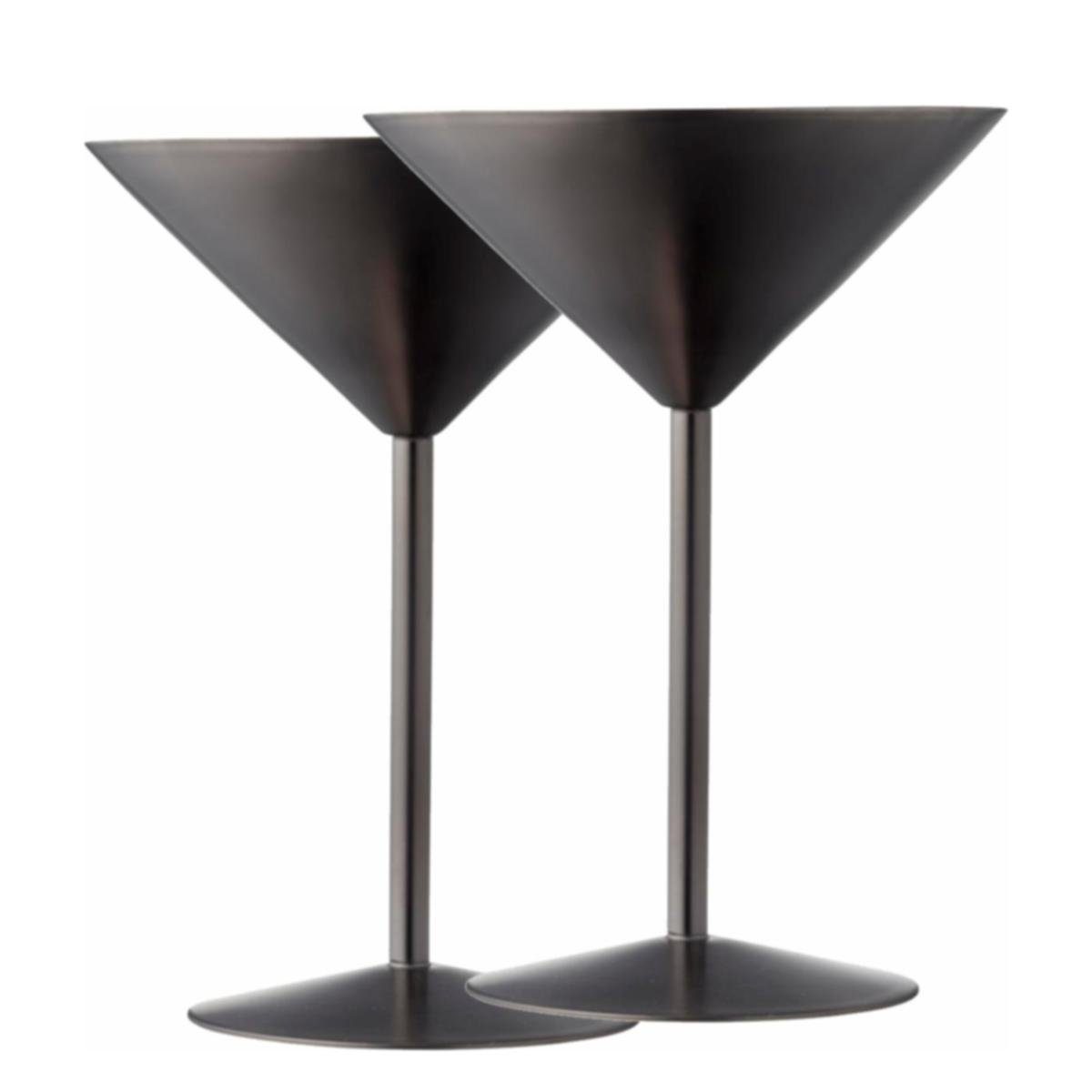 LYNGBY-GLAS Martiniglas Lyngby Steel Cocktailspitz 2er Set ca 25cl, Stahl. € 34,95
