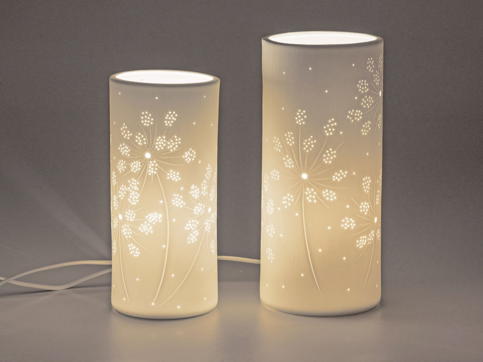 formano Nachttischlampe Weiß, Durchmesser 12 cm günstig online kaufen