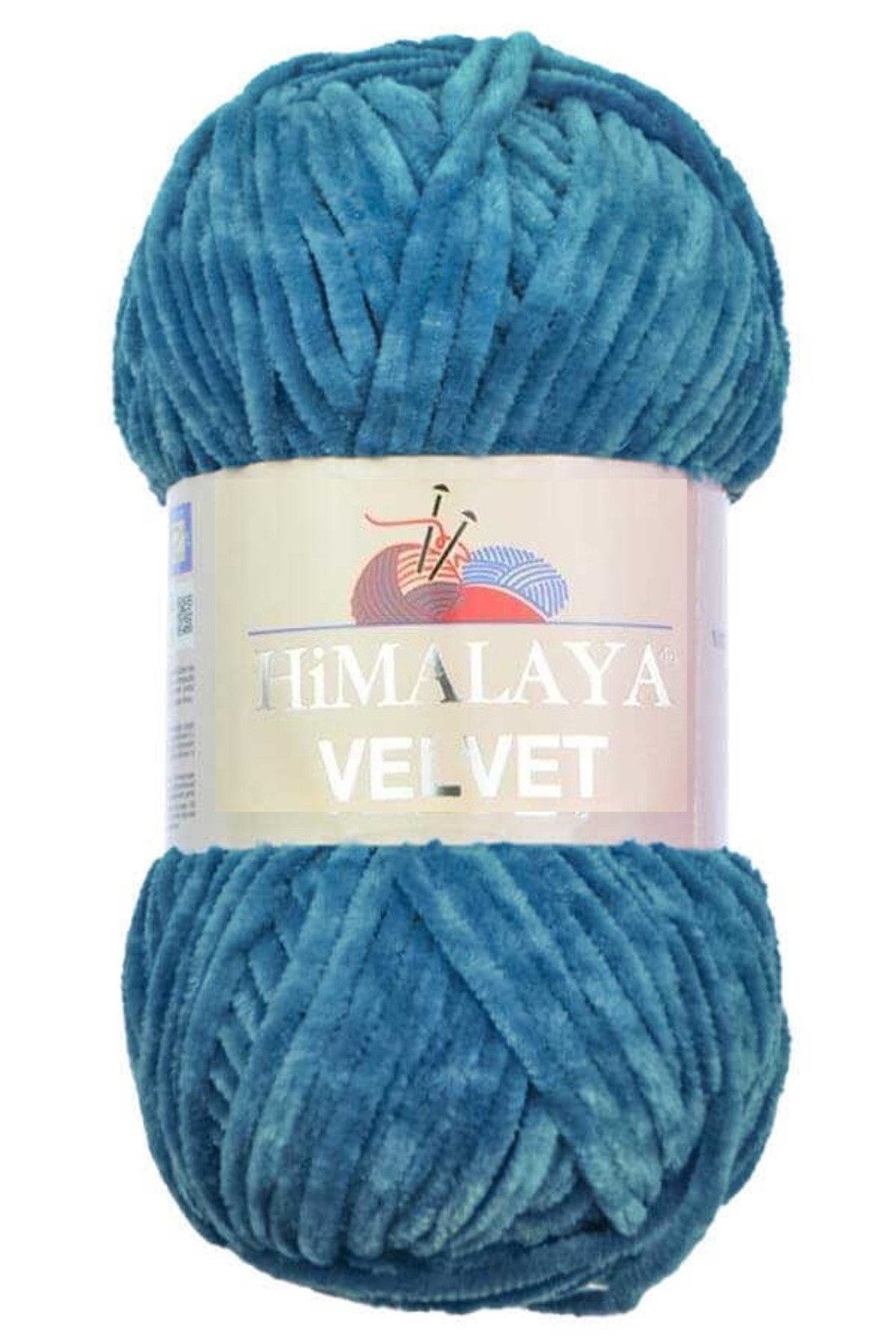 Himalaya Velvet Wolle - 100% Micro-Polyester, 100g/120m, Stärke 6 Super Bulky Häkelwolle, 120 m (Einzel-Pack, 1-St., Wolle), Superbauschiges Chenille Garn