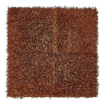 Hochflor-Teppich »Infinity«, misento, Quadratisch, Höhe 40 mm, kreativ zusammenstellen, aus Teppichfliesen