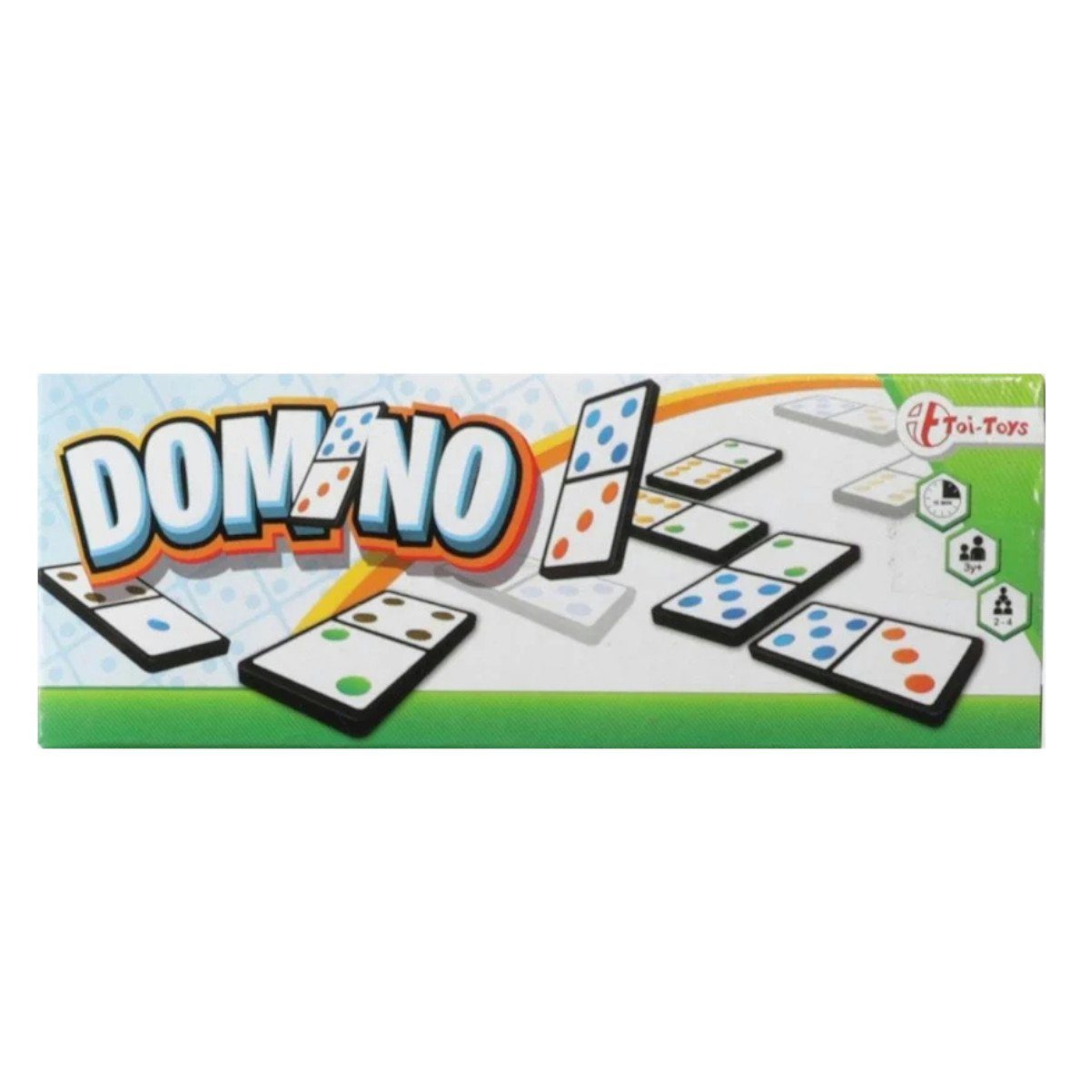 Toi-Toys Spiel, Domino-Spiel - vielseitiges Zahl- und Farbenspiel