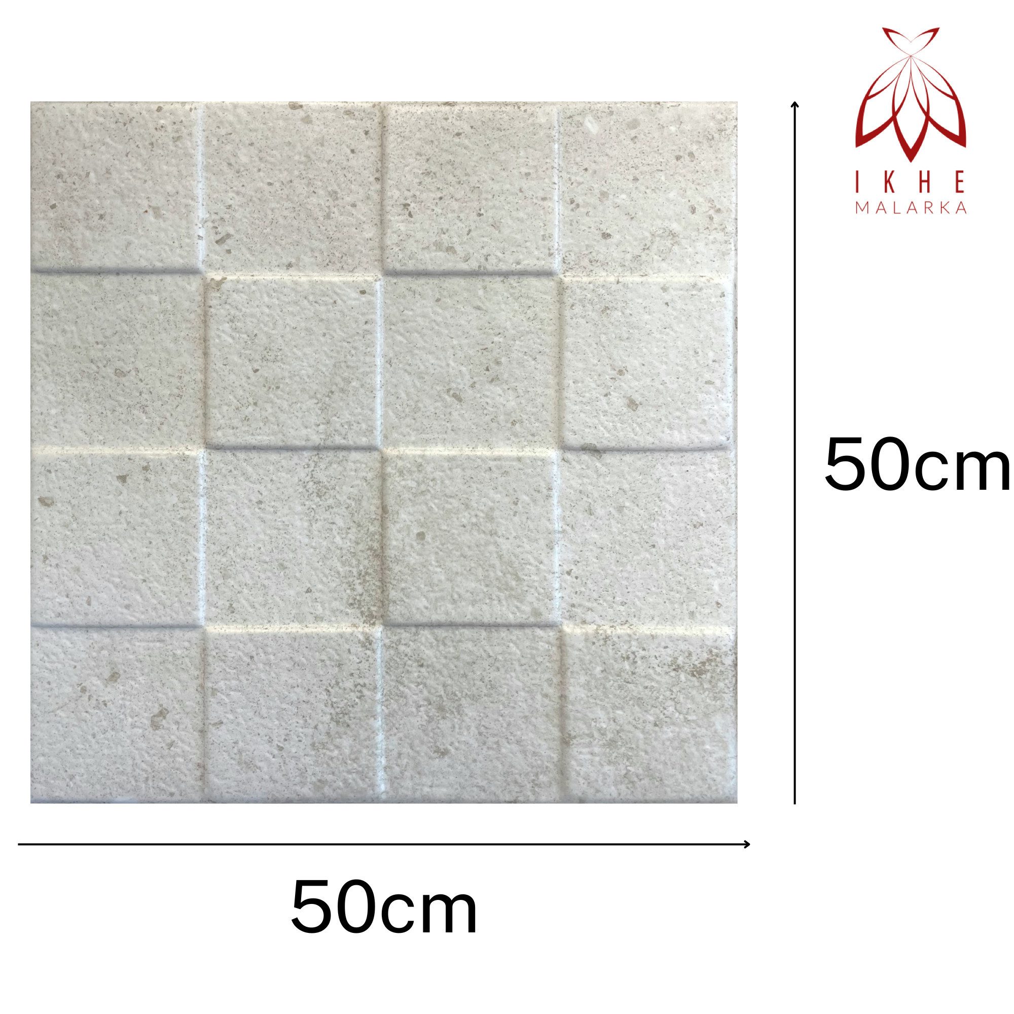 IKHEMalarka Wandpaneel Dekoren Betonoptik aus Polystyrol günstig online kaufen