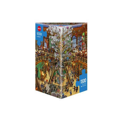 HEYE Puzzle 298401 - Library, Cartoon im Dreieck, 1500 Teile -..., 1500 Puzzleteile
