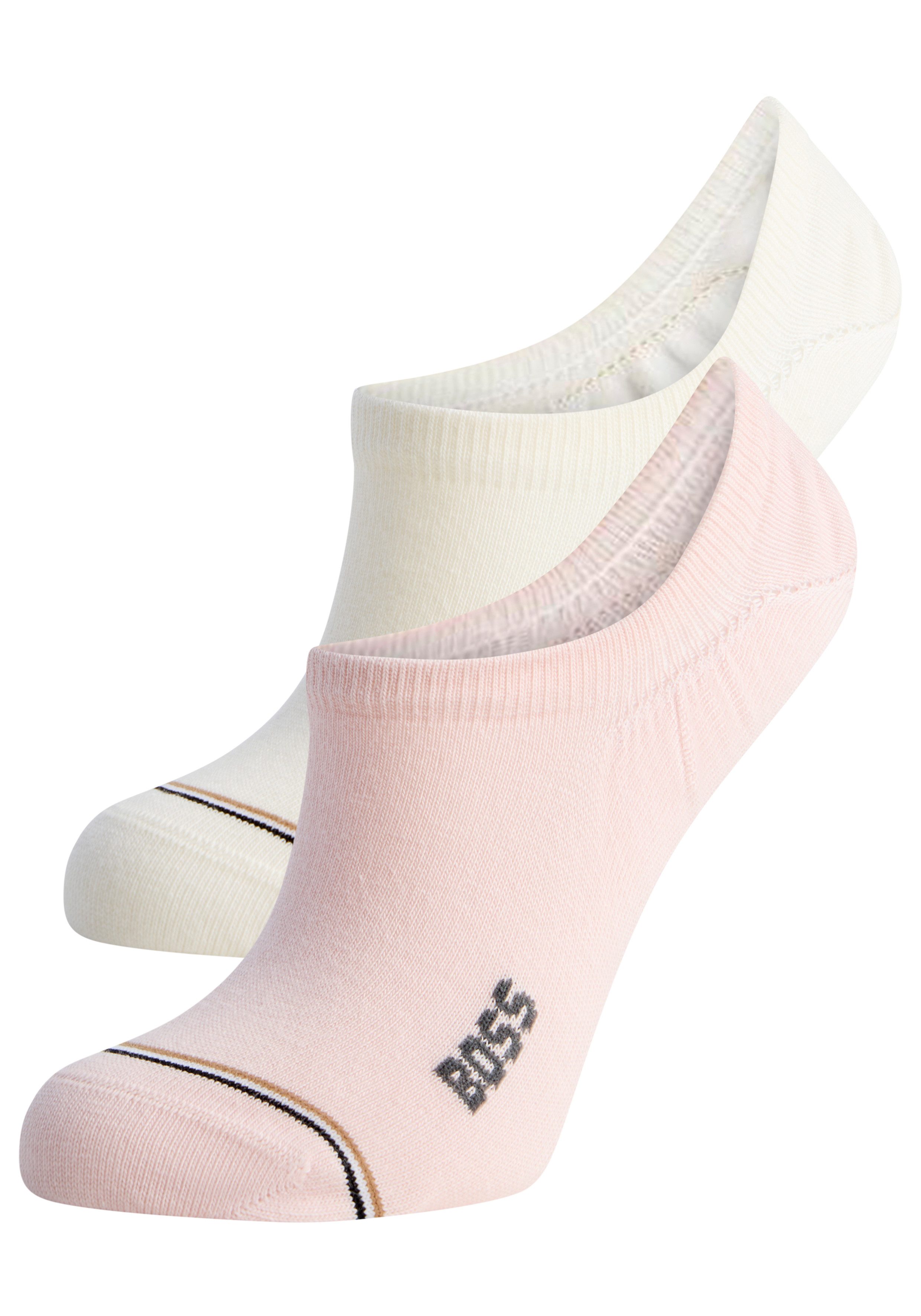 BOSS Businesssocken 2P LC Iconic CC W (Packung, 2-Paar, 2er Pack) mit BOSS Stickerei