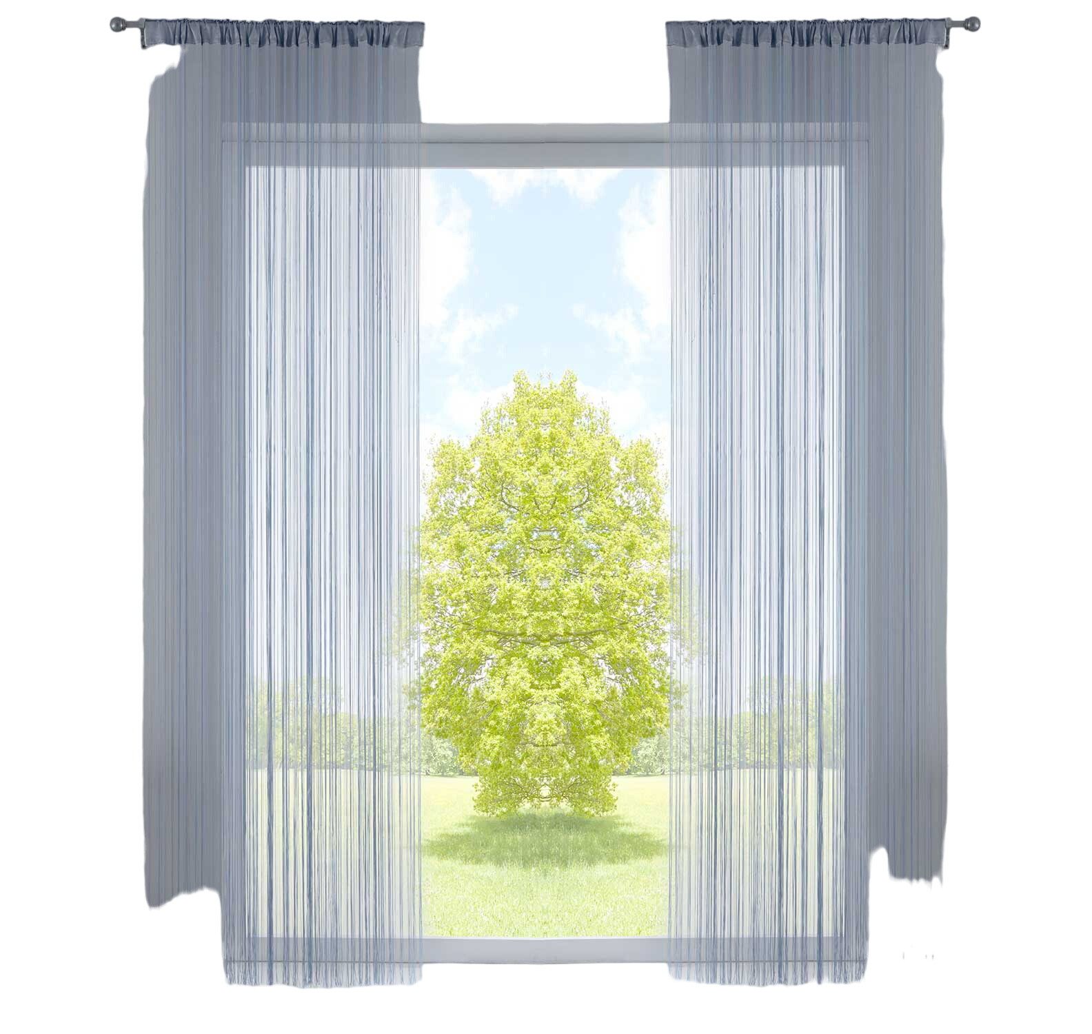 Gardinenbox Gardine, Kräuselband (2 St), transparent, günstig online kaufen
