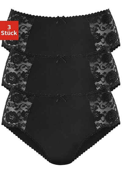 petite fleur Hüftslip (Packung, 3-St) aus elastischer Baumwoll-Qualität