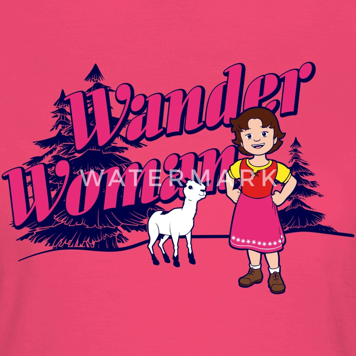 Spreadshirt T-Shirt Heidi Wander Woman Frauen günstig online kaufen