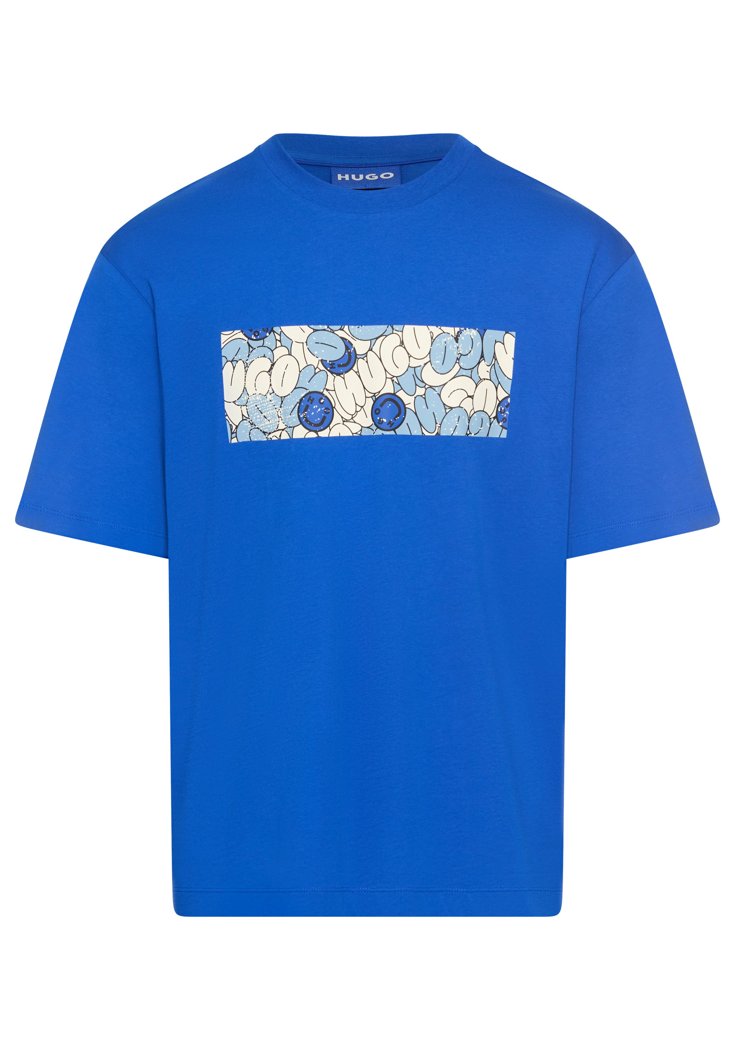 HUGO T-Shirt Nurix mit coolem Druck – Bild 5 von 5