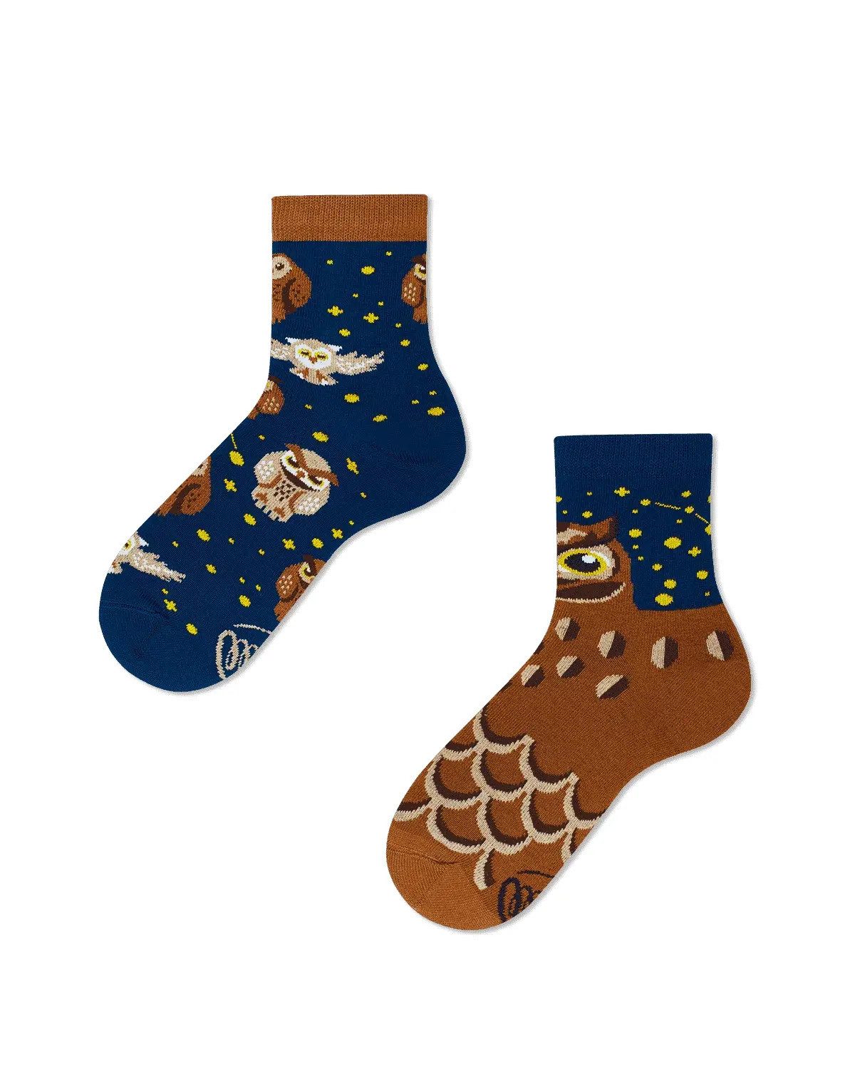 Many Mornings Freizeitsocken Many Mornings Kids Owly Moly (1 Paar, 1-Paar, 1 Paar) immer ein dismatching Paar