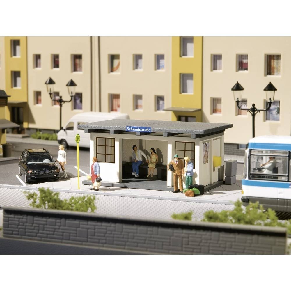 Modelleisenbahn-Gebäude H0 Buswartehäuschen