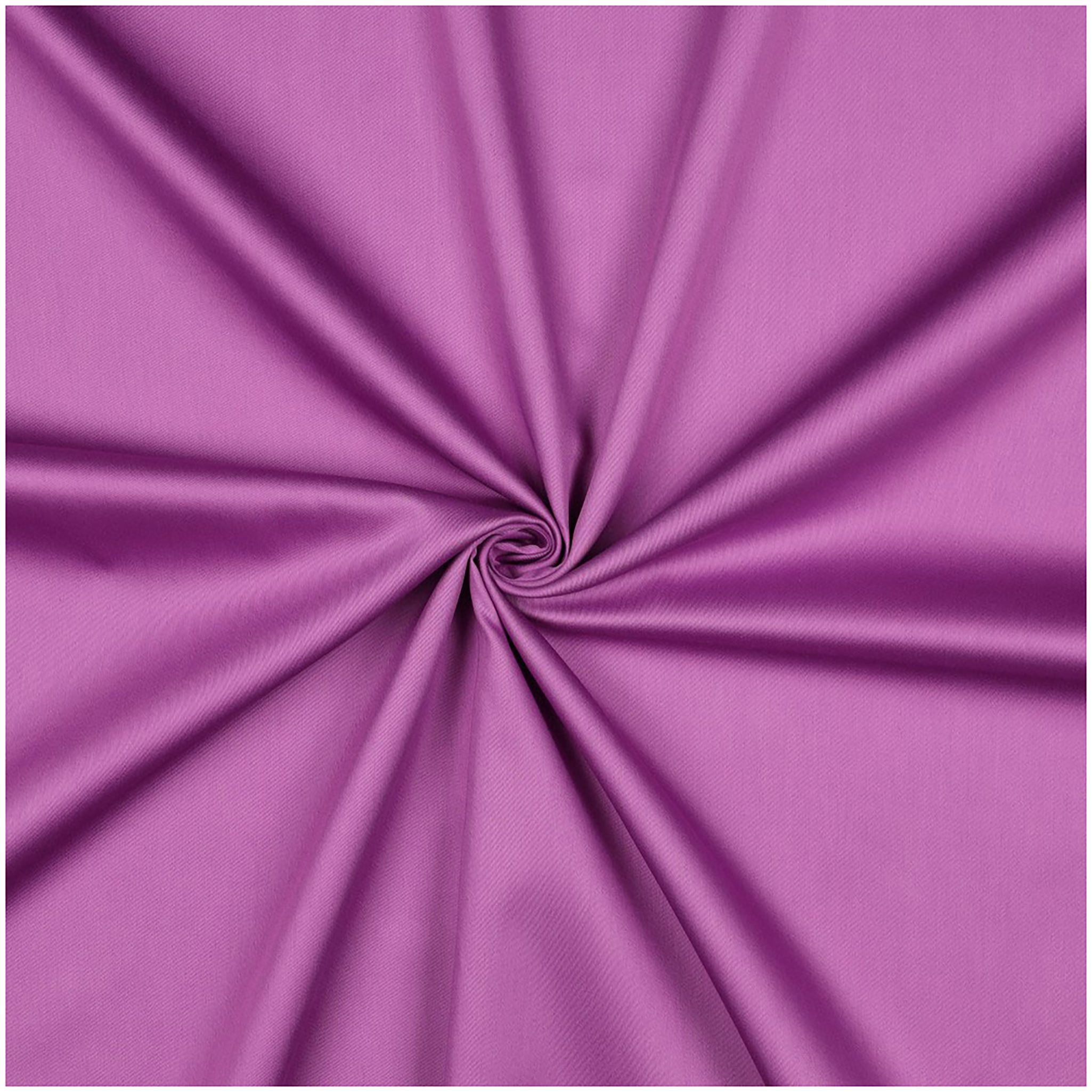maDDma Stoff 0,5m Baumwollstoff mit Satinoptik ab 50x150cm unifarben, helllila