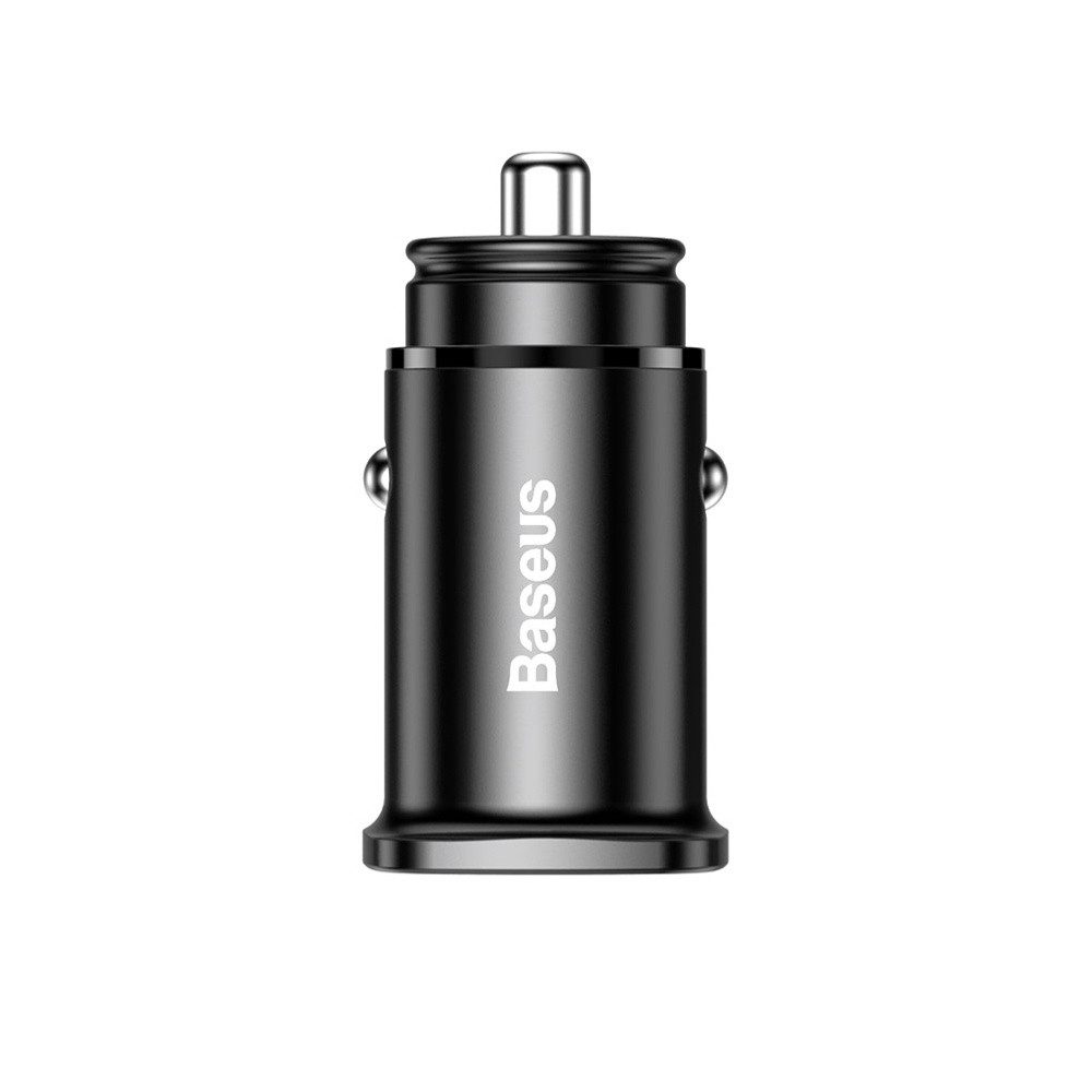 Baseus Smart Mini Auto Ladegerät USB Quick Charge 4.0 & USB-C PD 3.0 schwarz KFZ Adapter