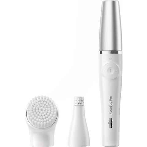 Braun Gesichtsepilierer FaceSpa Pro SE910, 10 Mikroöffnungen, Wet&Dry