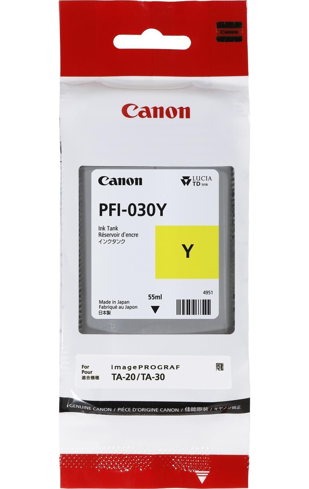 Canon Canon PFI-030Y Druckerpatrone gelb Tintenpatrone