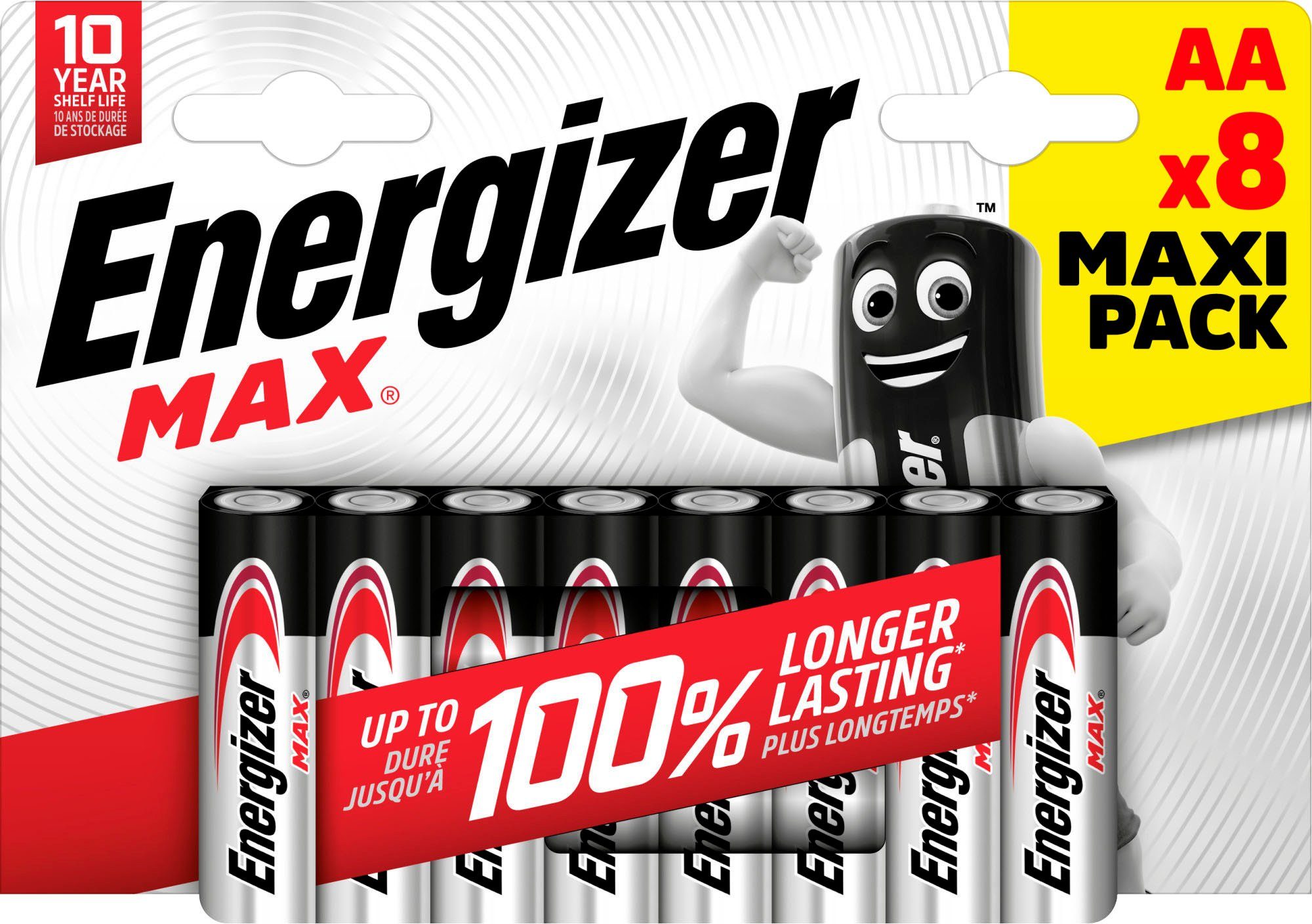 Energizer 8er Pack Max Mignon (AA) Batterie, (8 St)