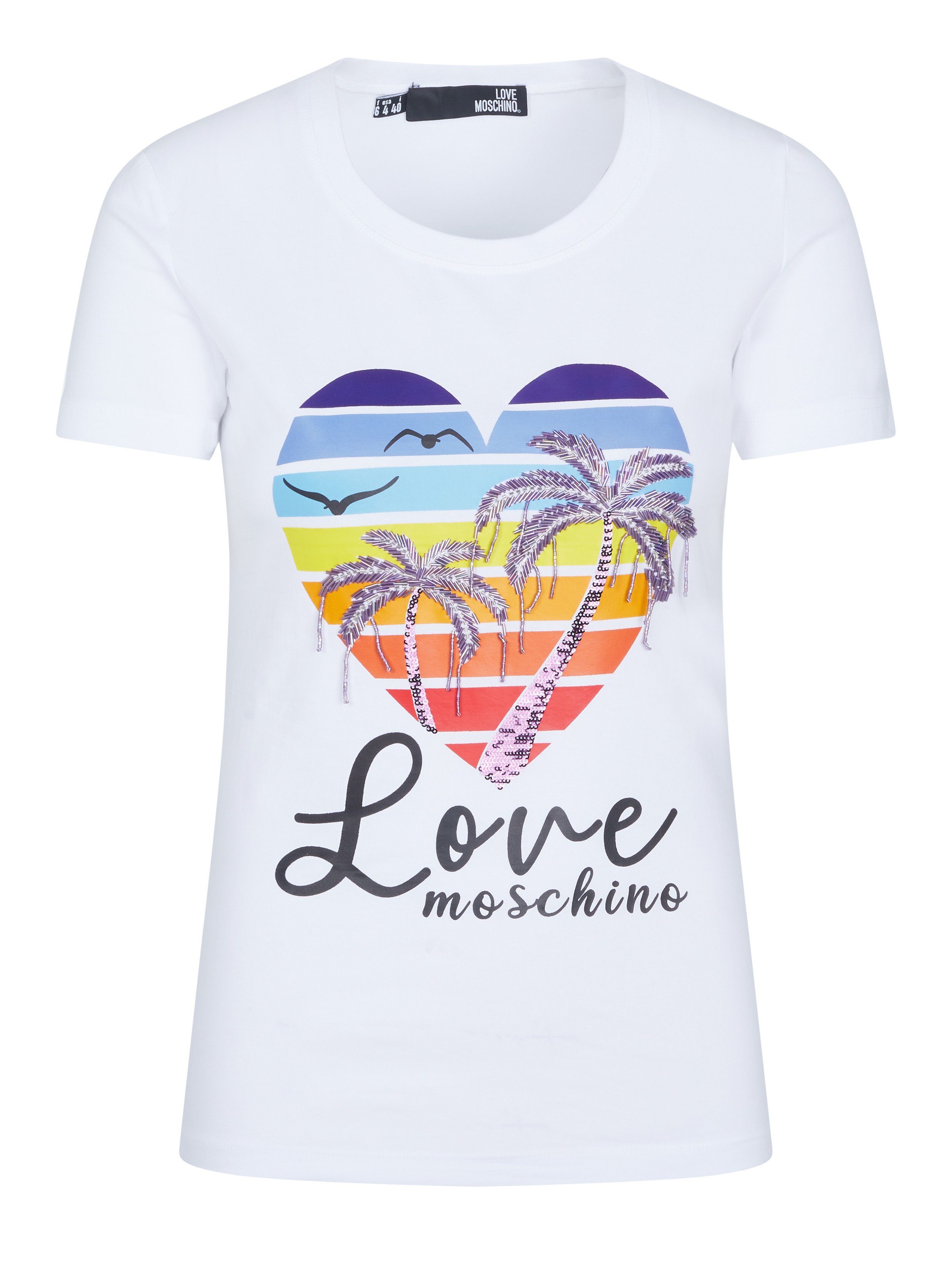 LOVE MOSCHINO Shirttop Love Moschino Top weiss