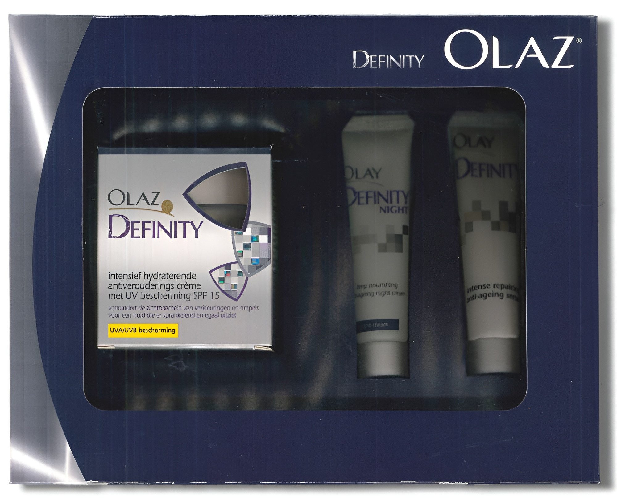 Anti-Aging-Creme Definity Set (50ml Tagescreme, 15ml Nachtcreme, 15ml Serum)