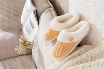 ZWY Warme Hausschuhe, Verdickte weiche elastische Baumwolle Arbeitsschuh