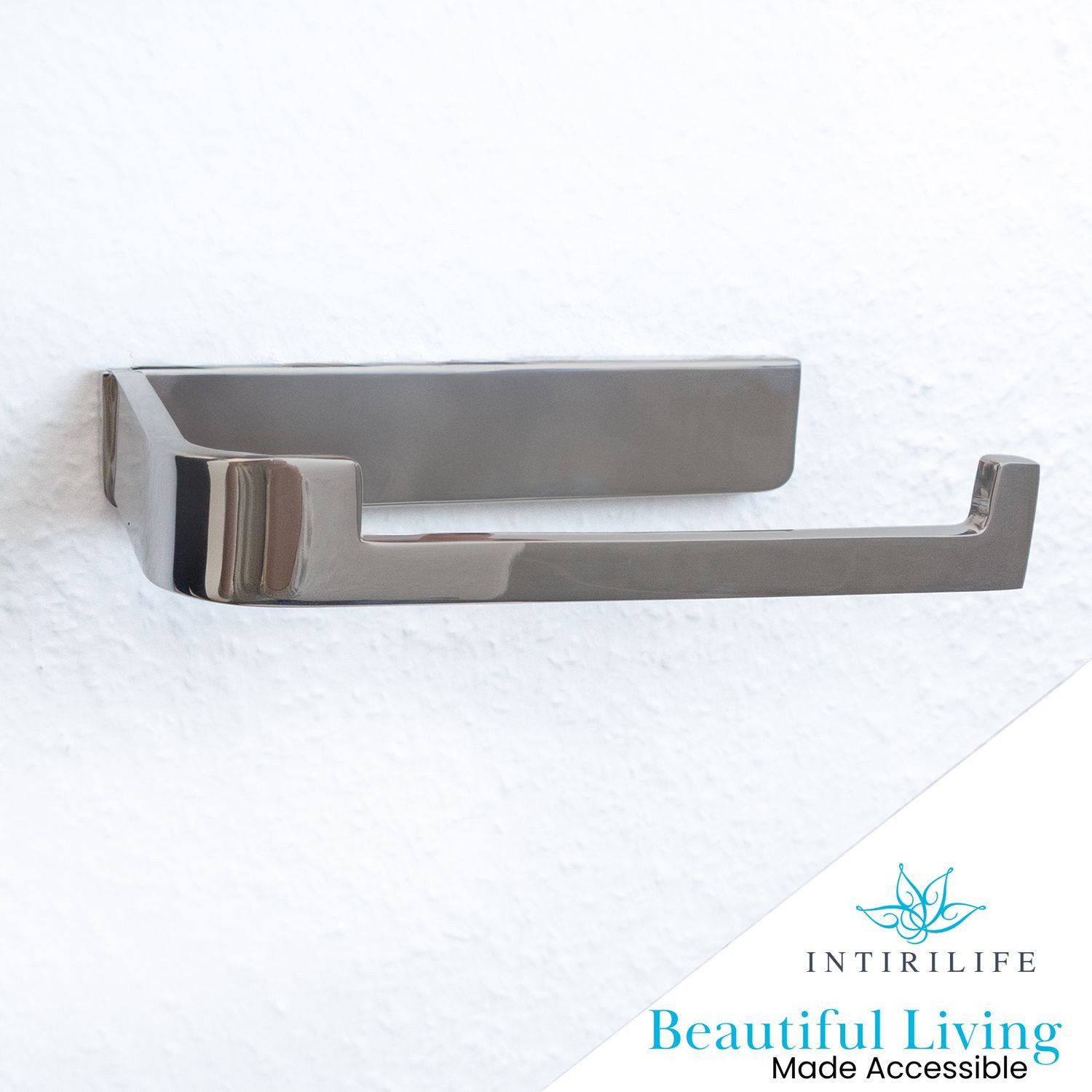 Intirilife Toilettenpapierhalter (1-St), Klopapierhalter ohne Ablage in SIL günstig online kaufen