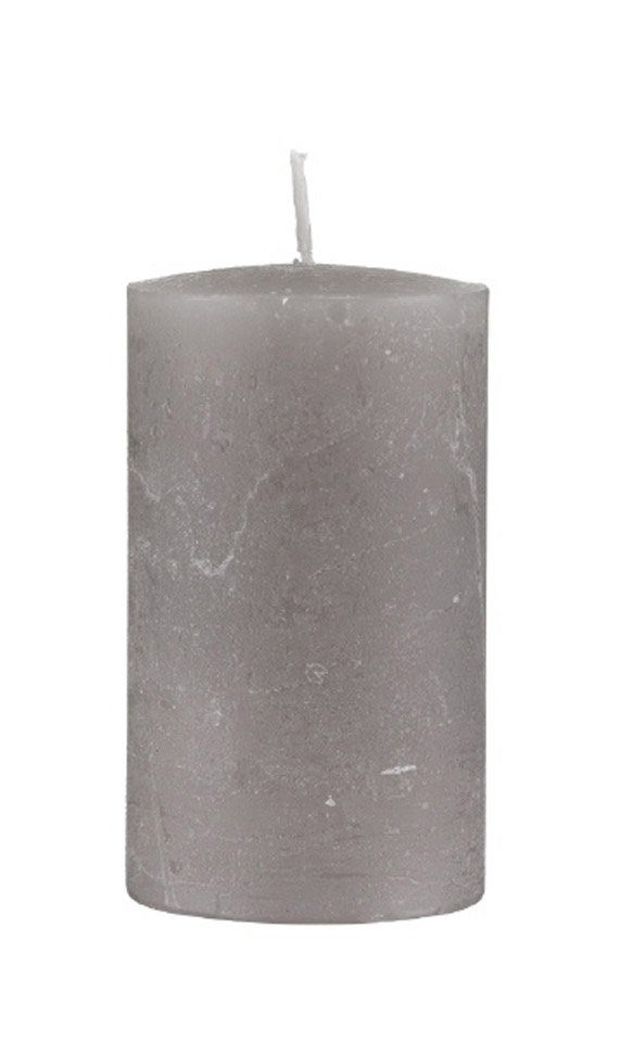 Kopschitz Kerzen Rustic-Kerze durchgefärbte Rustic Kerzen Taupe 80 x Ø 60 mm, 1