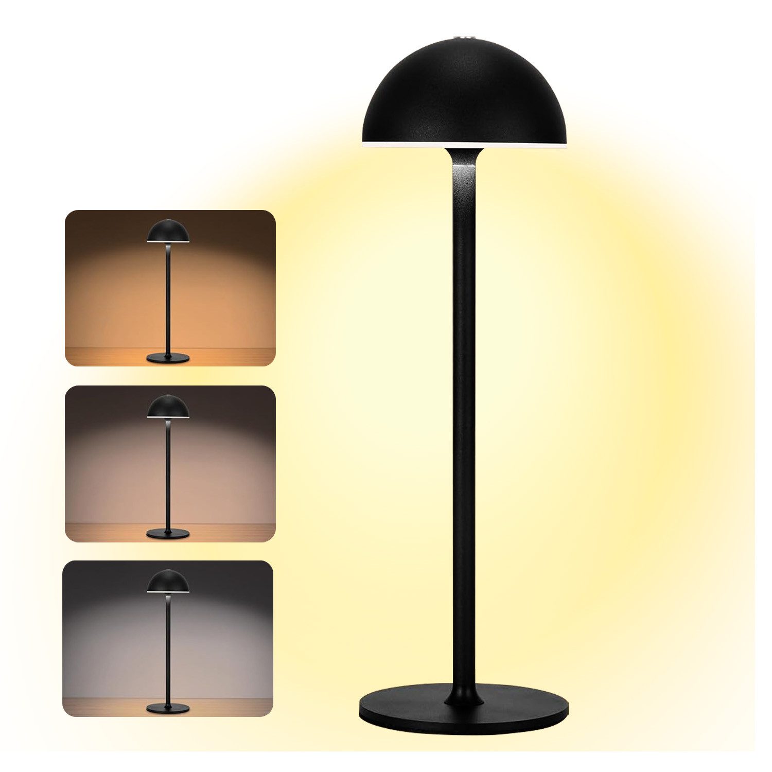 ibettertec Nachttischlampe Tischlampe Kabellos Dimmbare Warmweiß günstig online kaufen