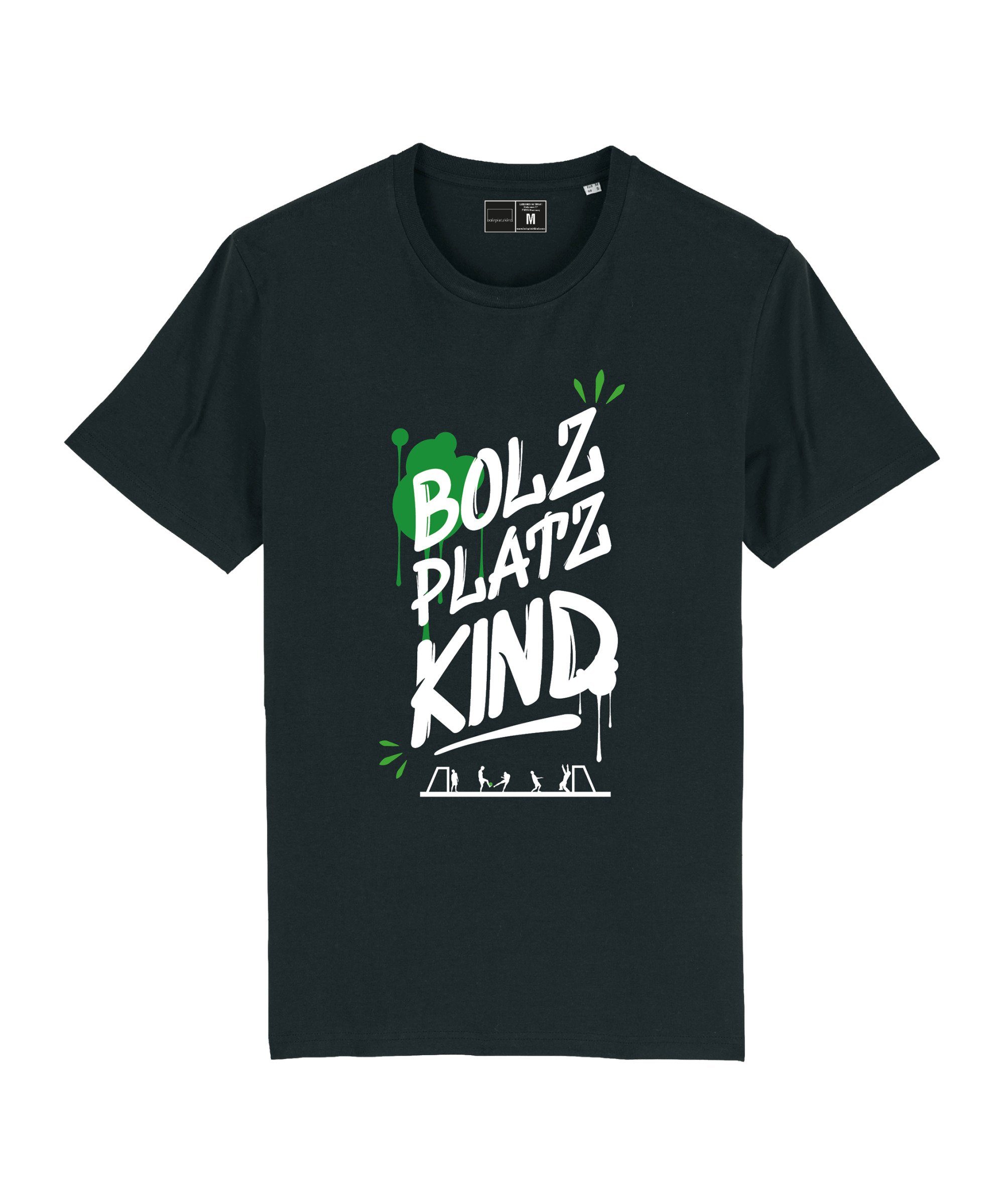 Bolzplatzkind T-Shirt "Graffiti" T-Shirt Nachhaltiges Produkt schwarz