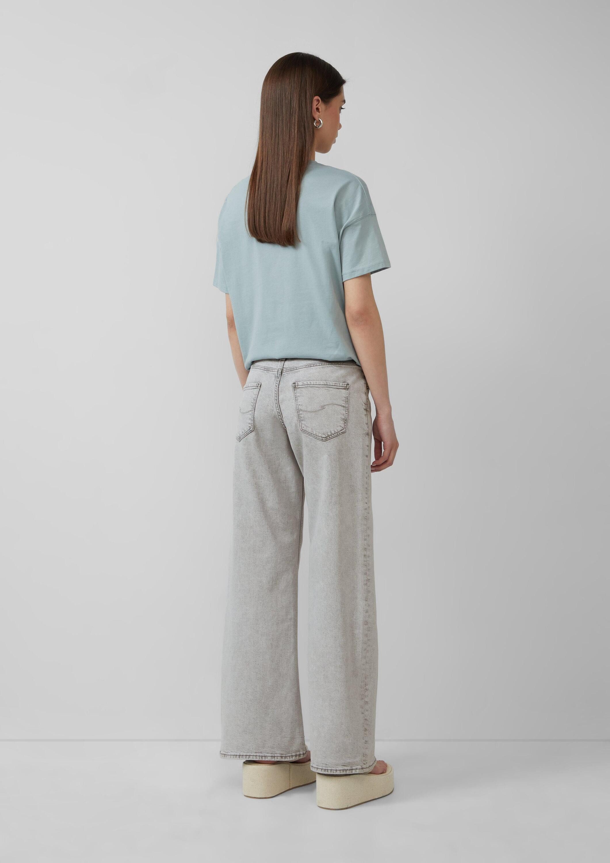 QS Weite Jeans Jeans-Hose CATIE Jeans Catie / Slim Fit / Low Rise / Wide Leg