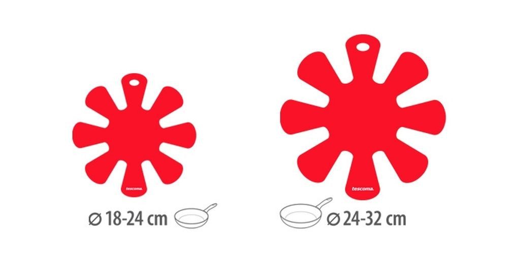 Tescoma Topfuntersetzer Pfannenschutzeinlage PRESTO, klein und groß, 2 St.