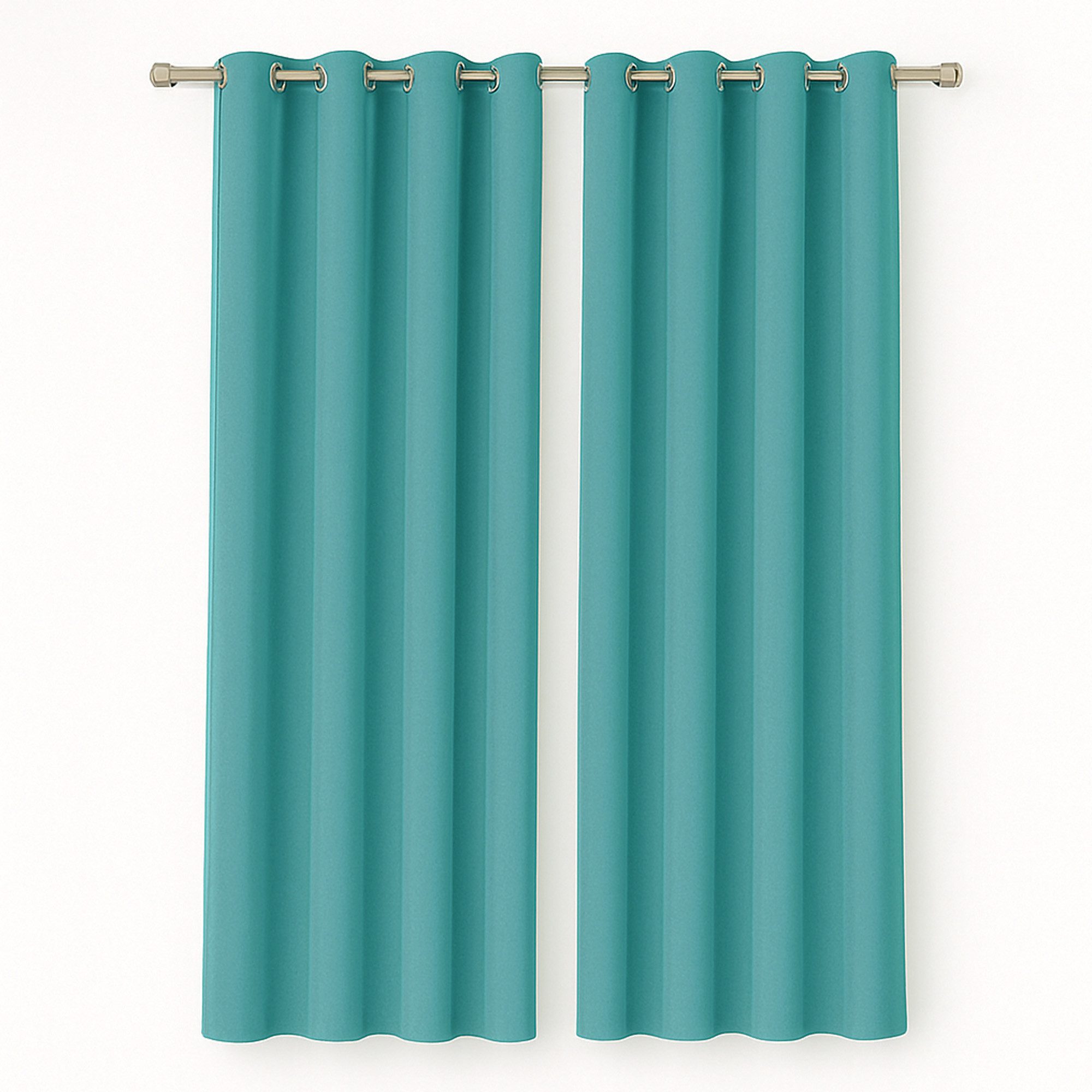 Bestlivings Gardine "Ellen" mit Ösen (2 St), Ösen, blickdicht, Polyester, matter Stoff, einfarbig, waschbar bei 30°C, bügelleicht, formstabil