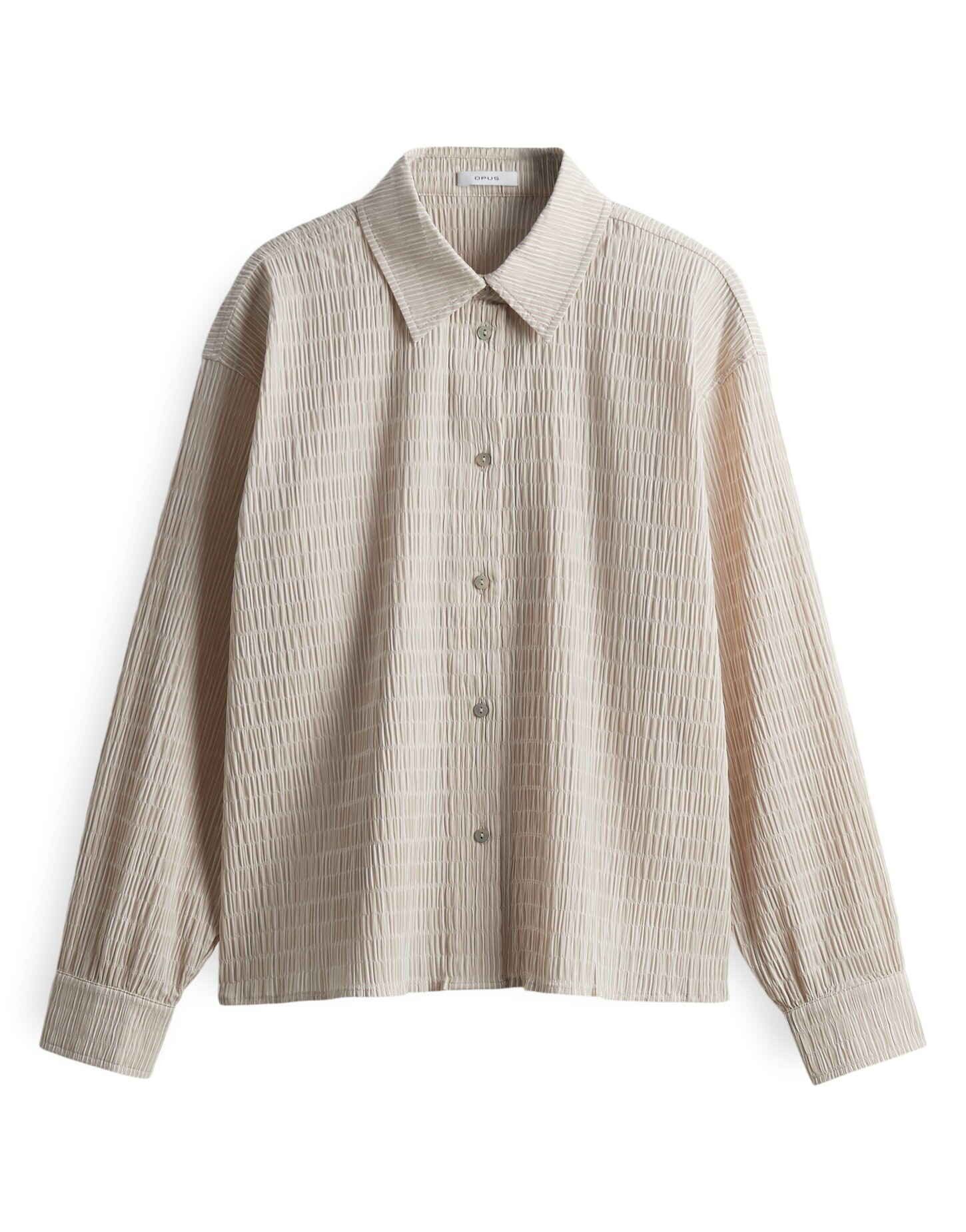 OPUS Hemdbluse FINNEA Loose aus leichter Seersucker-Ware günstig online kaufen