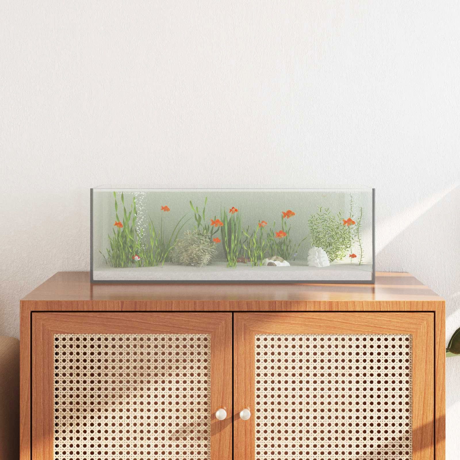 vidaXL Aquarium, Aquarium mit Speicher Transparent 60 x 20 x 20 cm Glas