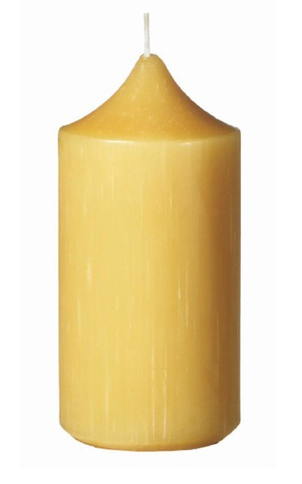 Kopschitz Kerzen Bienenwachskerze 100% Bienenwachs Kerzen, Stumpenkerzen 120 x Ø 58