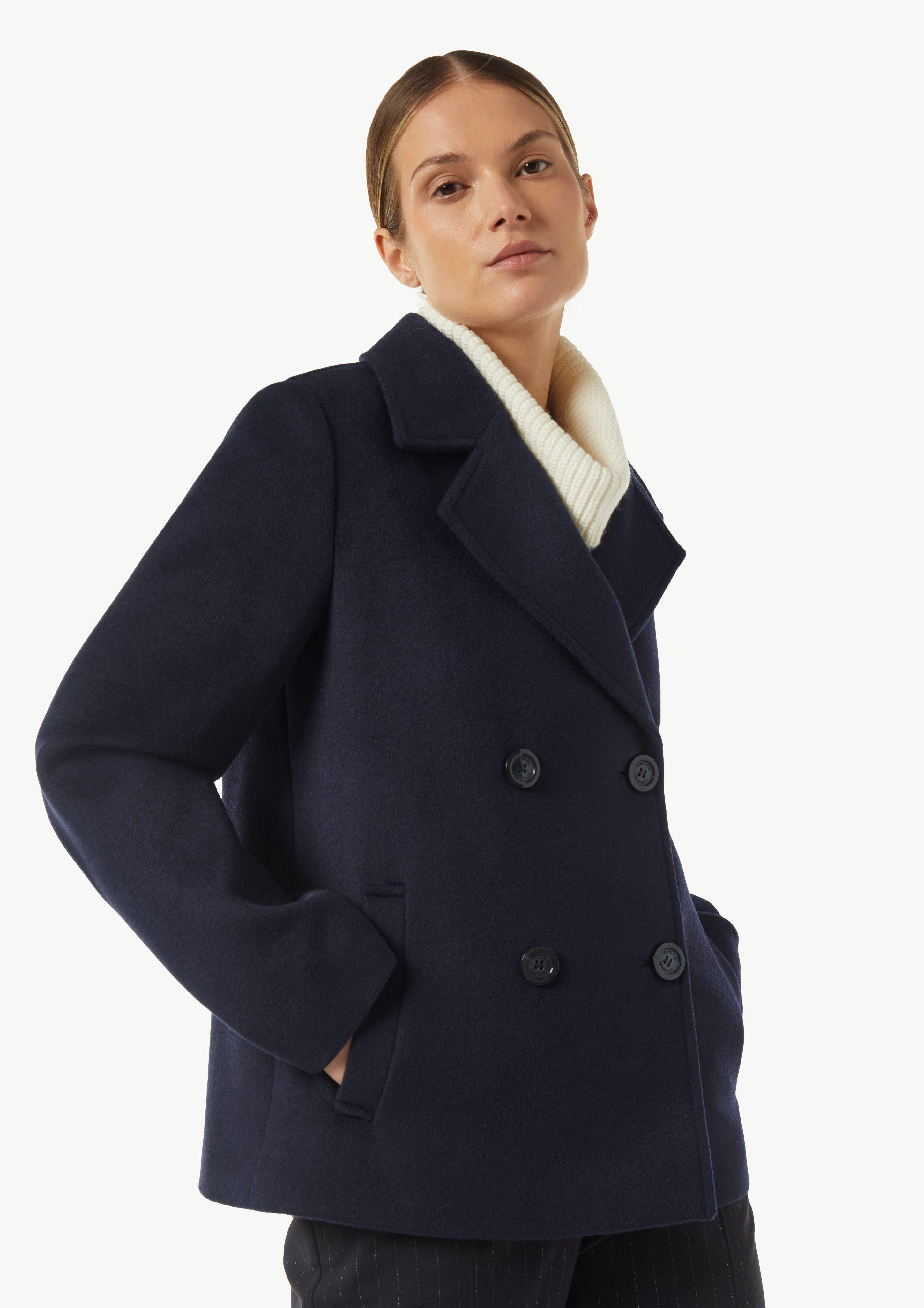 comma Kurzjacke Cabanjacke aus Wollmix günstig online kaufen