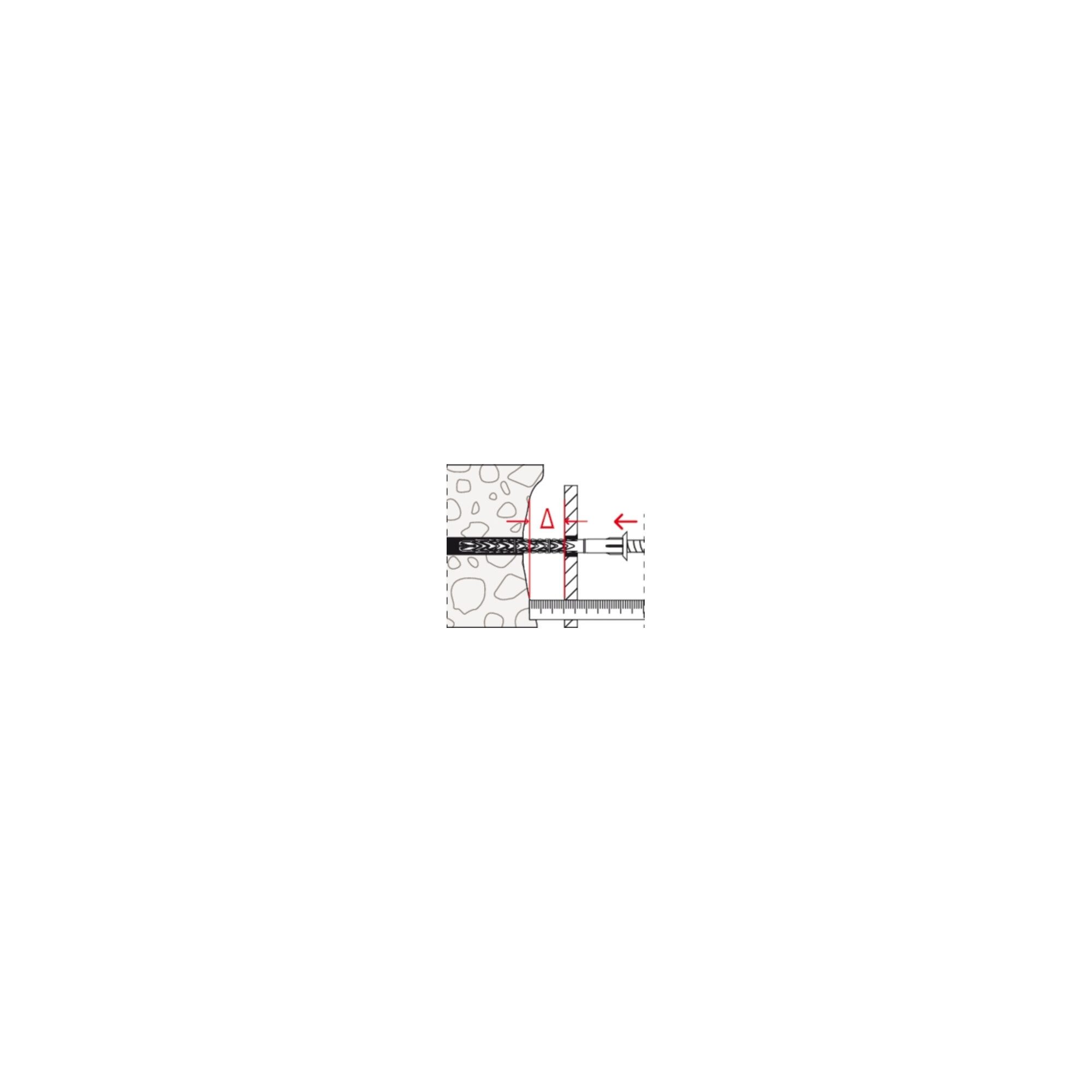 fischer Dämmstoffdübel fischer Distanz-Ausgleichs-Disk DAD 1mm 100 Stk