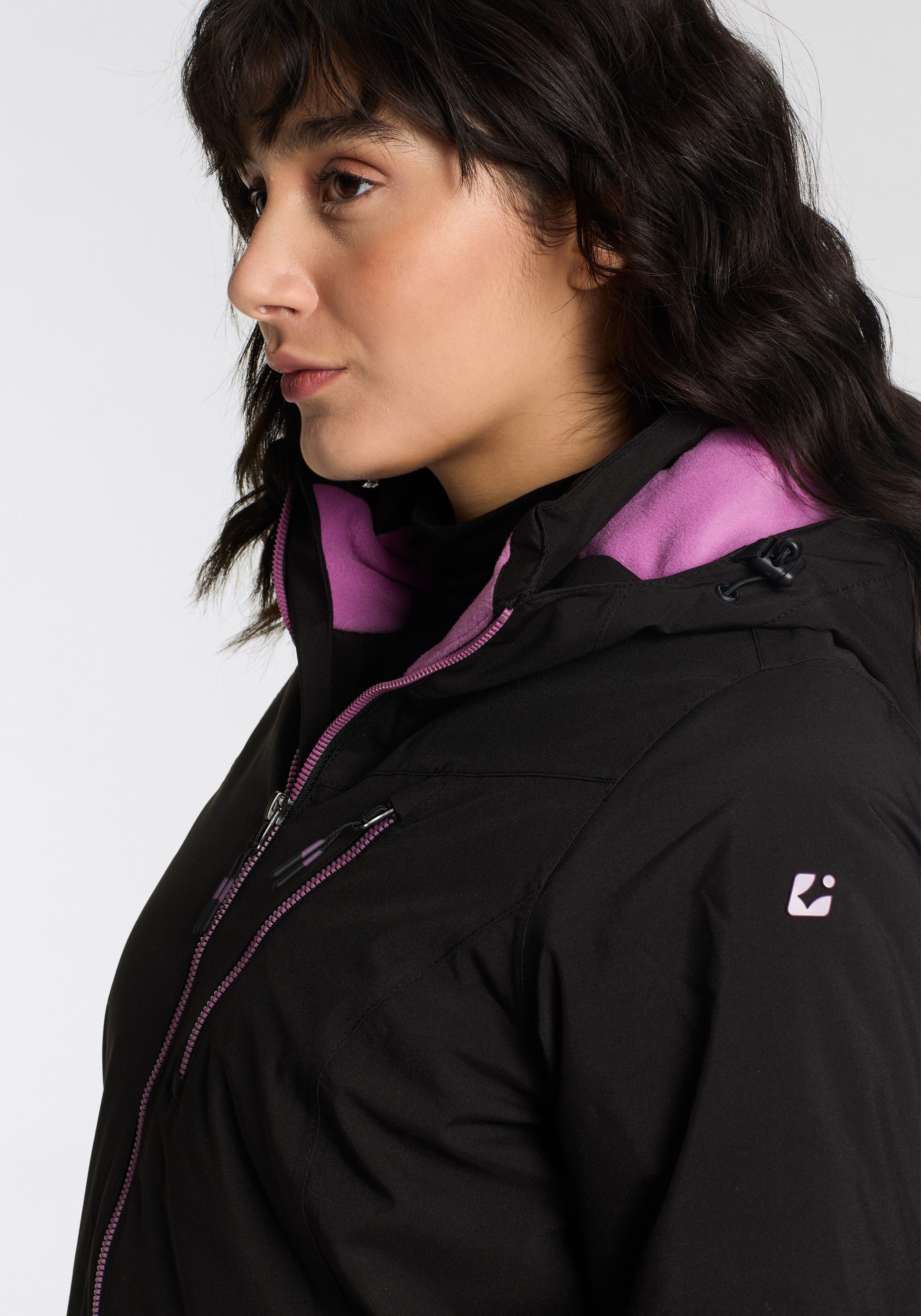 Killtec Outdoorjacke KOW 195 WMN JCKT mit Kapuze, mit Reißverschlusstaschen, mit Brusttasche