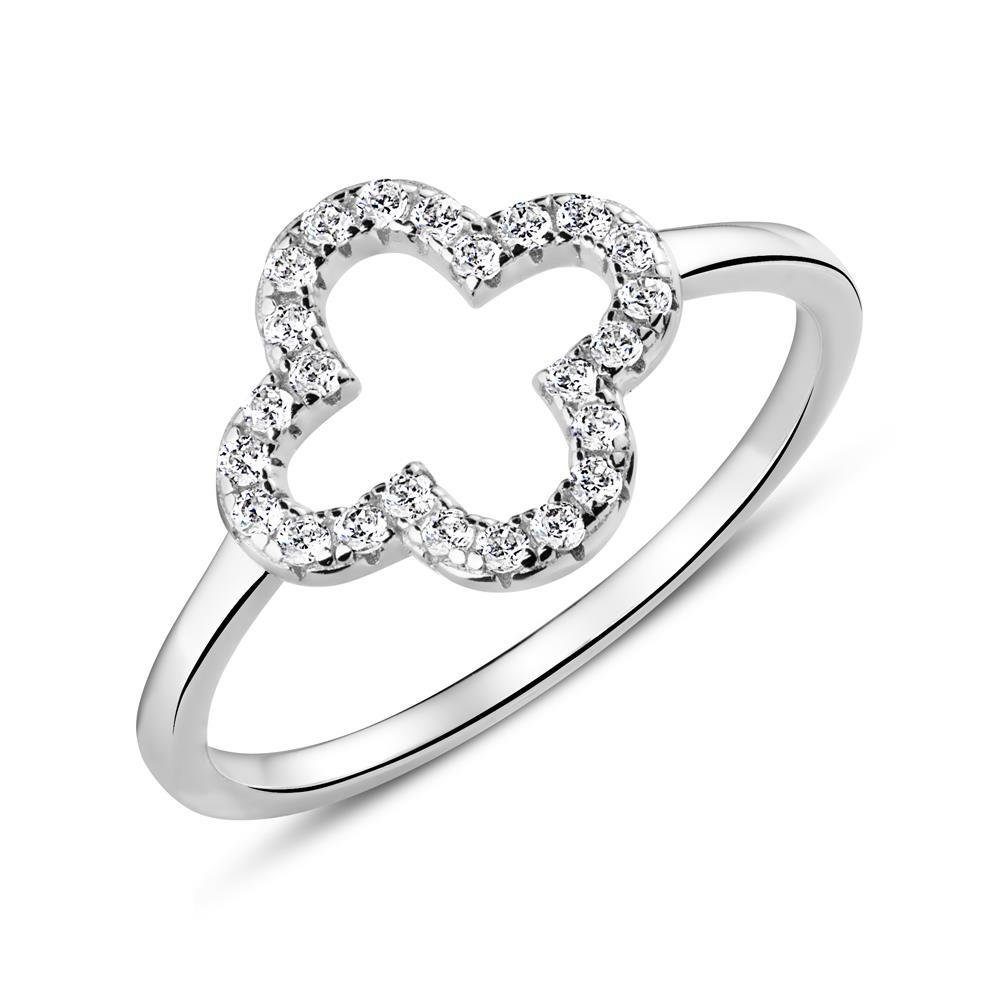 Unique Silberring Ring Kleeblatt von Unique günstig online kaufen
