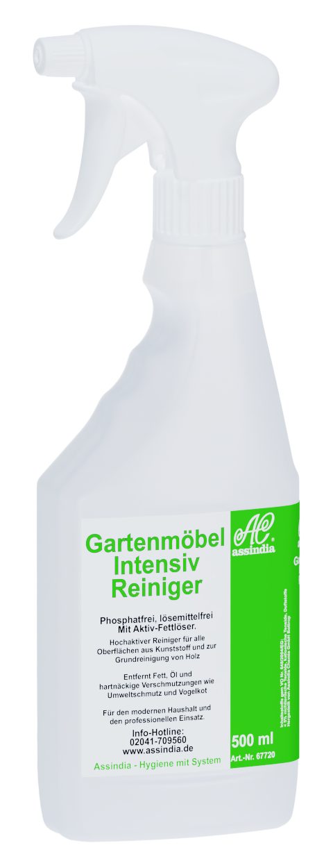 AC Assindia Gartenmöbel Intensiv Reiniger 500ml Sprayer Flüssigreiniger