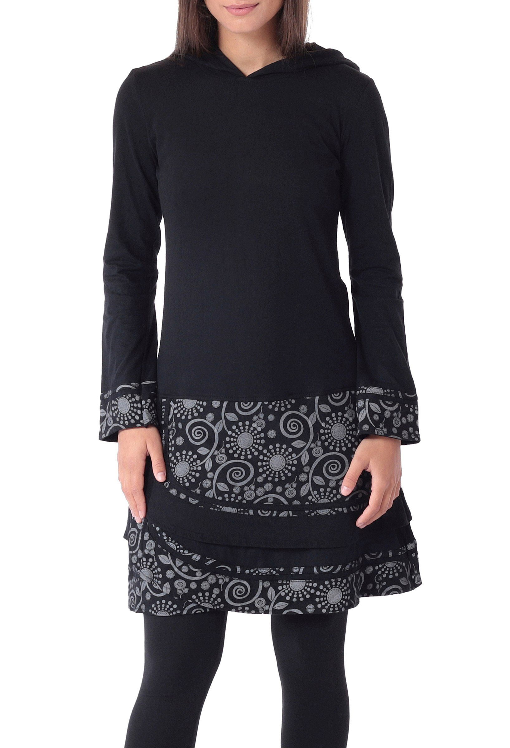 PUREWONDER Sweatkleid Langärmliges Kleid mit Zipfelkapuze günstig online kaufen