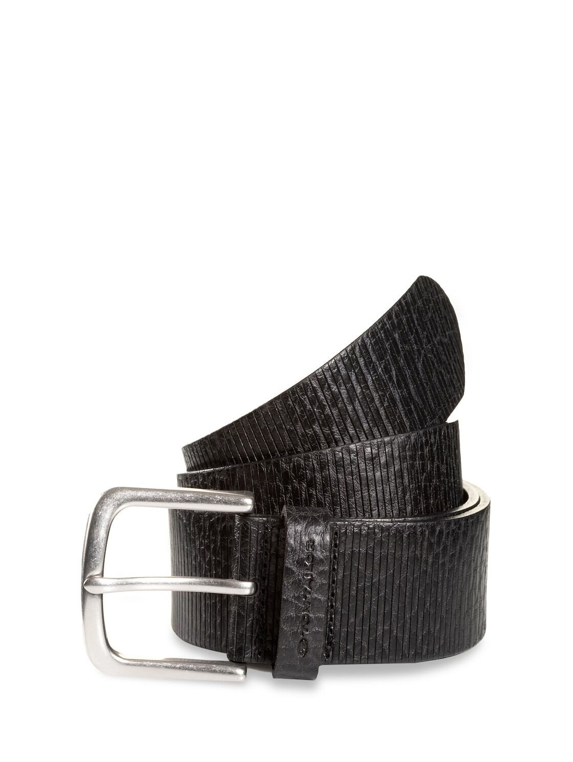 TOM TAILOR Ledergürtel Belts TTROY Ledergürtel mit abgerundeter Dornschließe